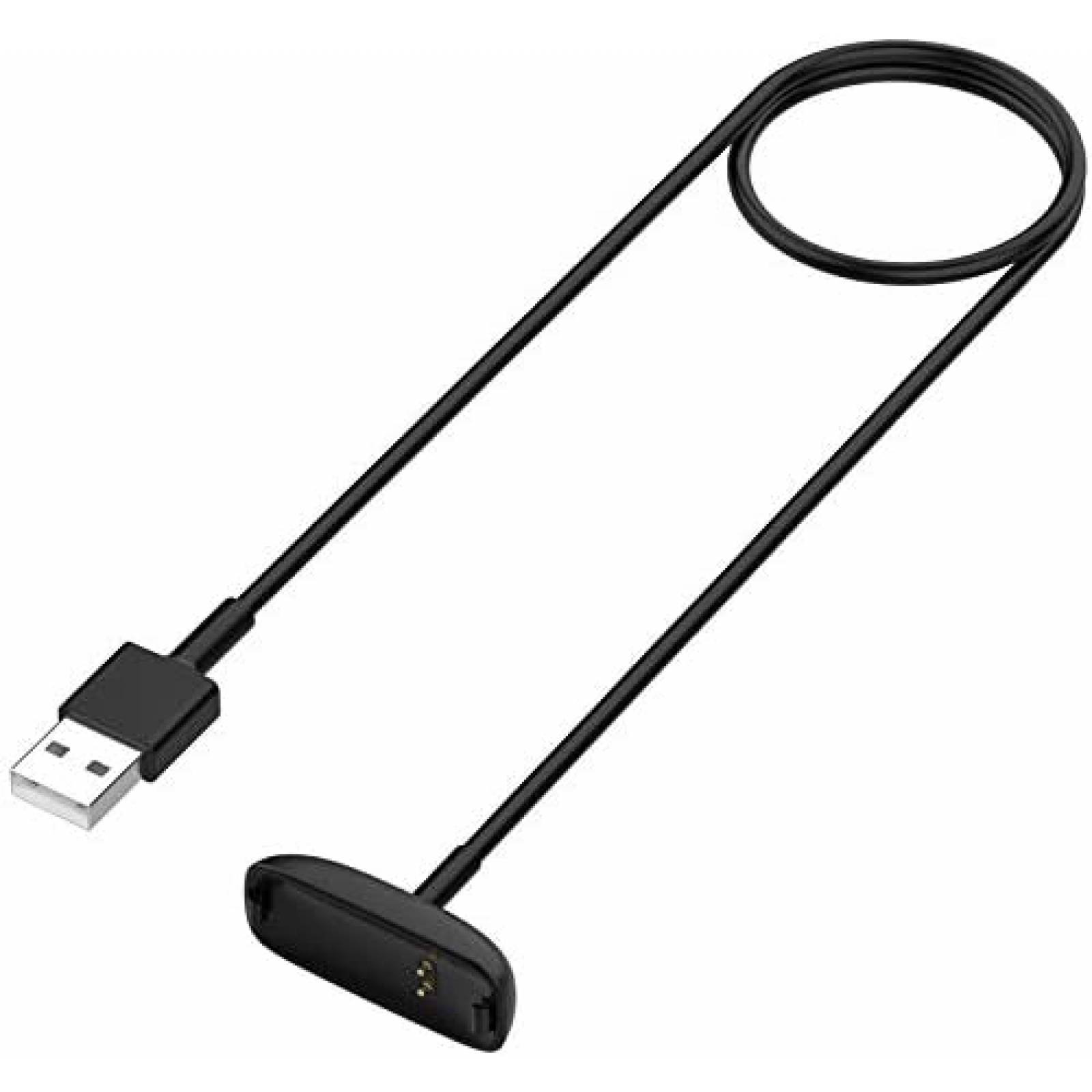 Cargador para Fitbit Inspire 2 KingAcc 3.3 Ft -Negro