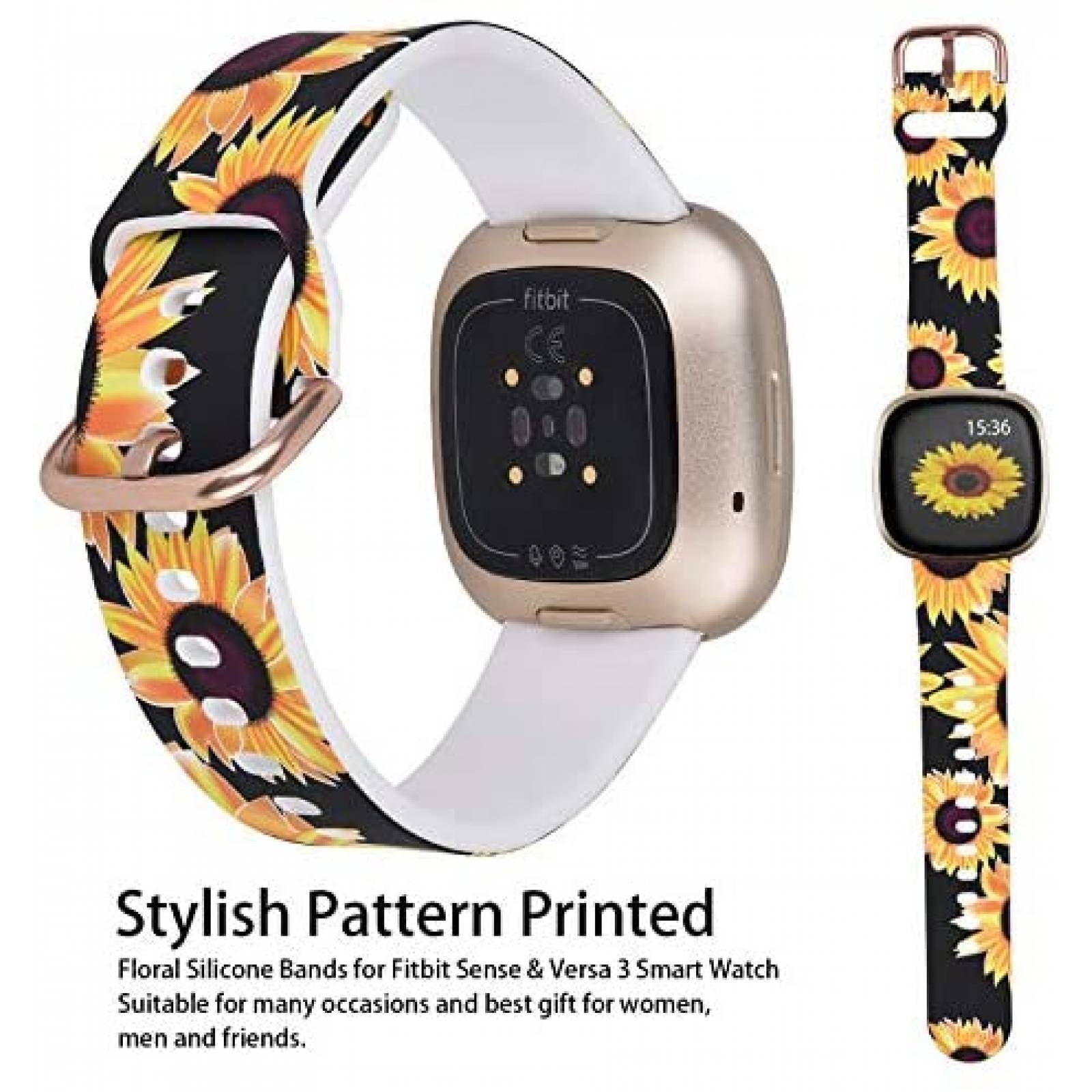 Correa smartwatch KOREDA Fitbit Mujer 3 unidades Silicon