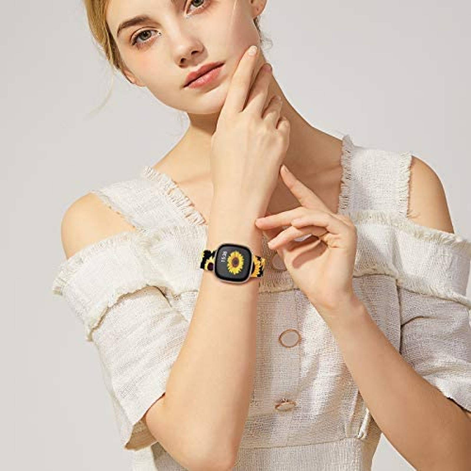 Correa smartwatch KOREDA Fitbit Mujer 3 unidades Silicon