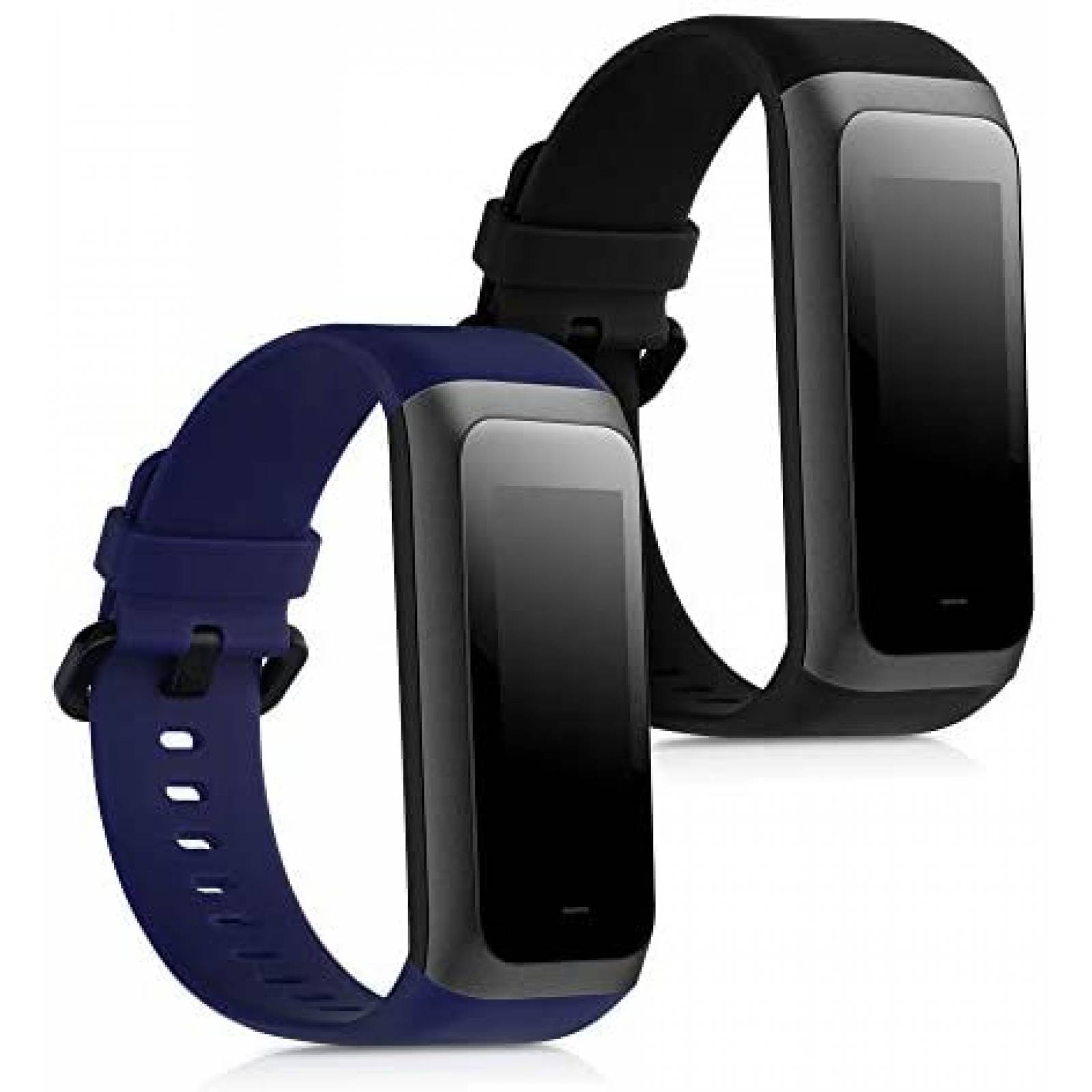 Correa kwmobile para Huami Amazfit Cor 2 2 Pzs -Azul y Negro