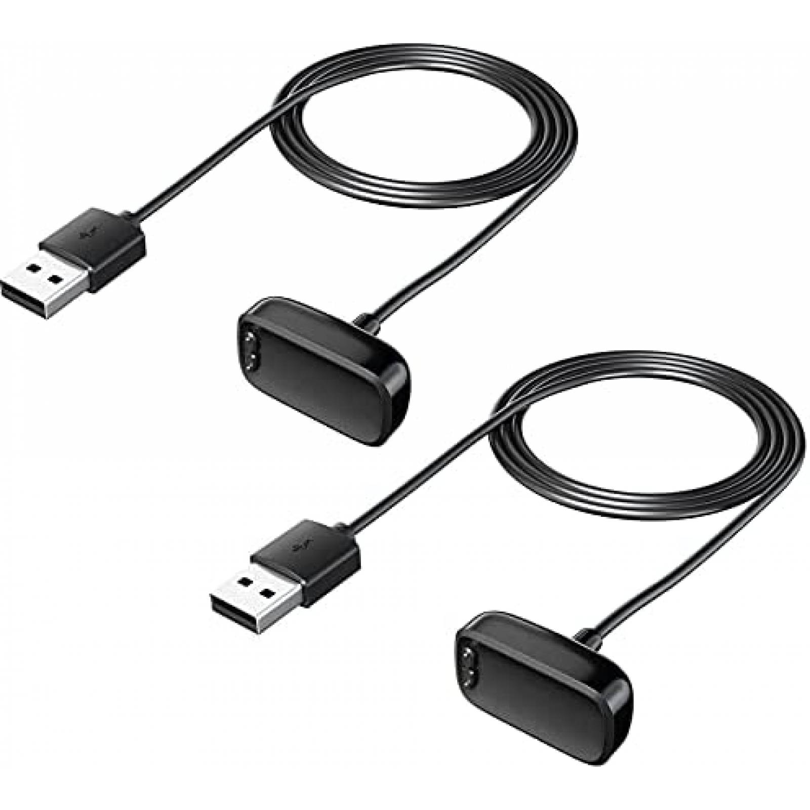 Cable Cargador Mixblu para Fitbit Luxe 3.3 Pies 2 Pzs -Negro