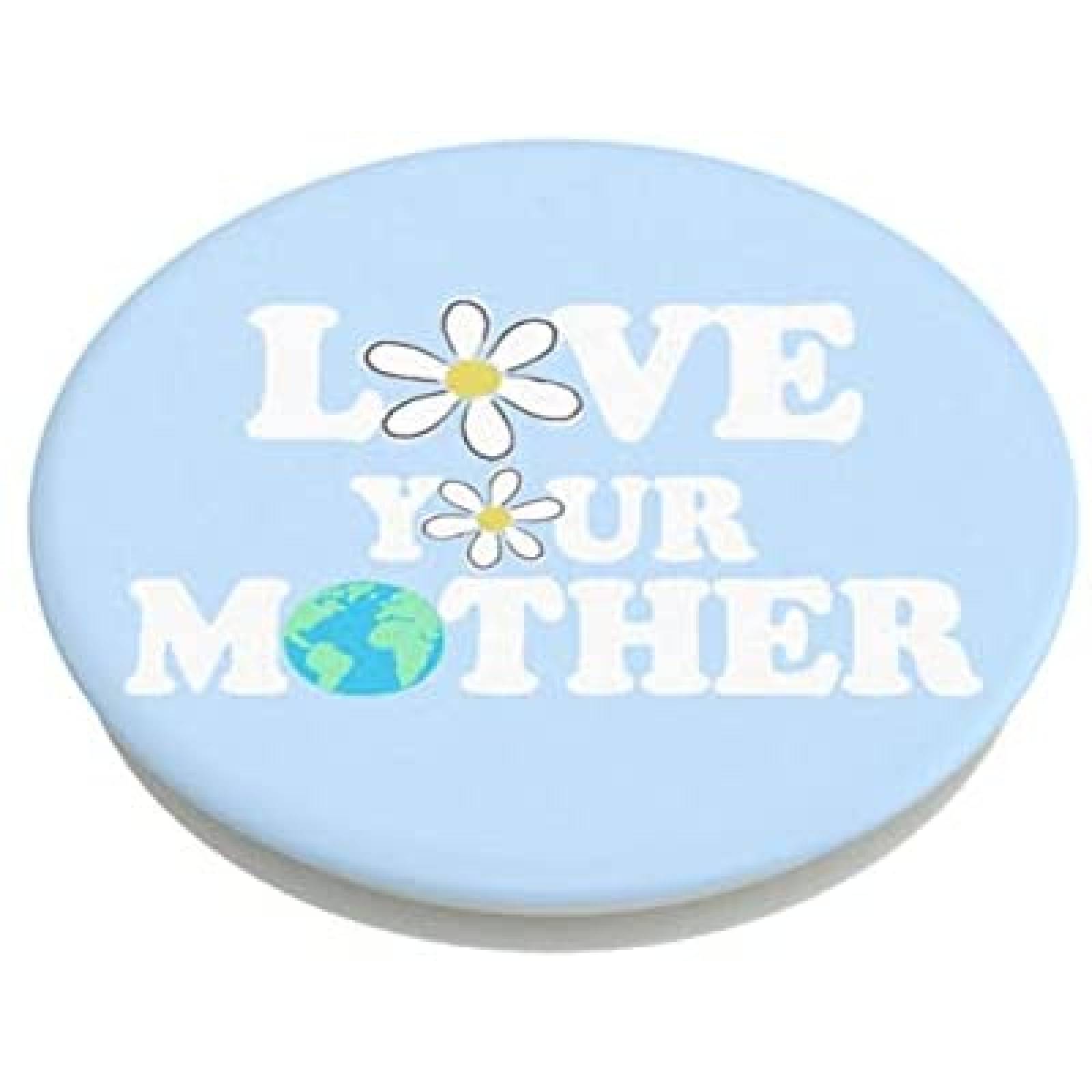 Agarre de Celular PopSockets PopGrip Love Your Mother -Azul