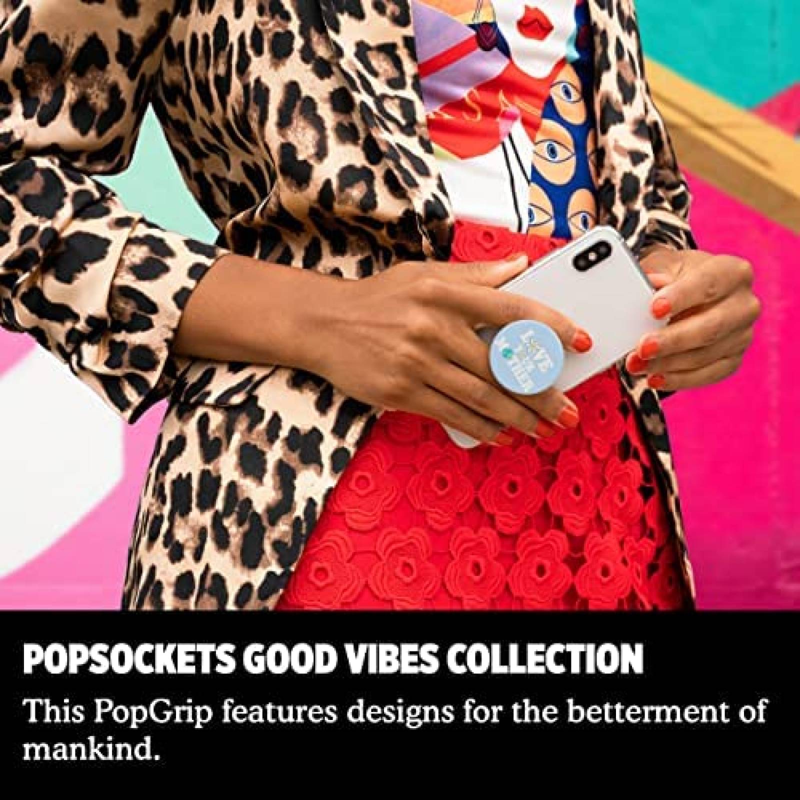 Agarre de Celular PopSockets PopGrip Love Your Mother -Azul