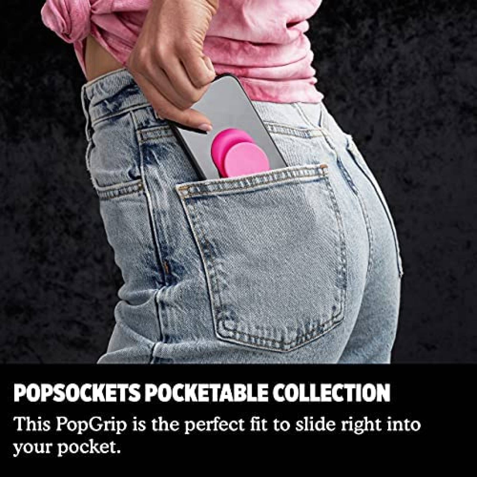 Agarre/Soporte para Celular PopSockets Pocketable -Rosa