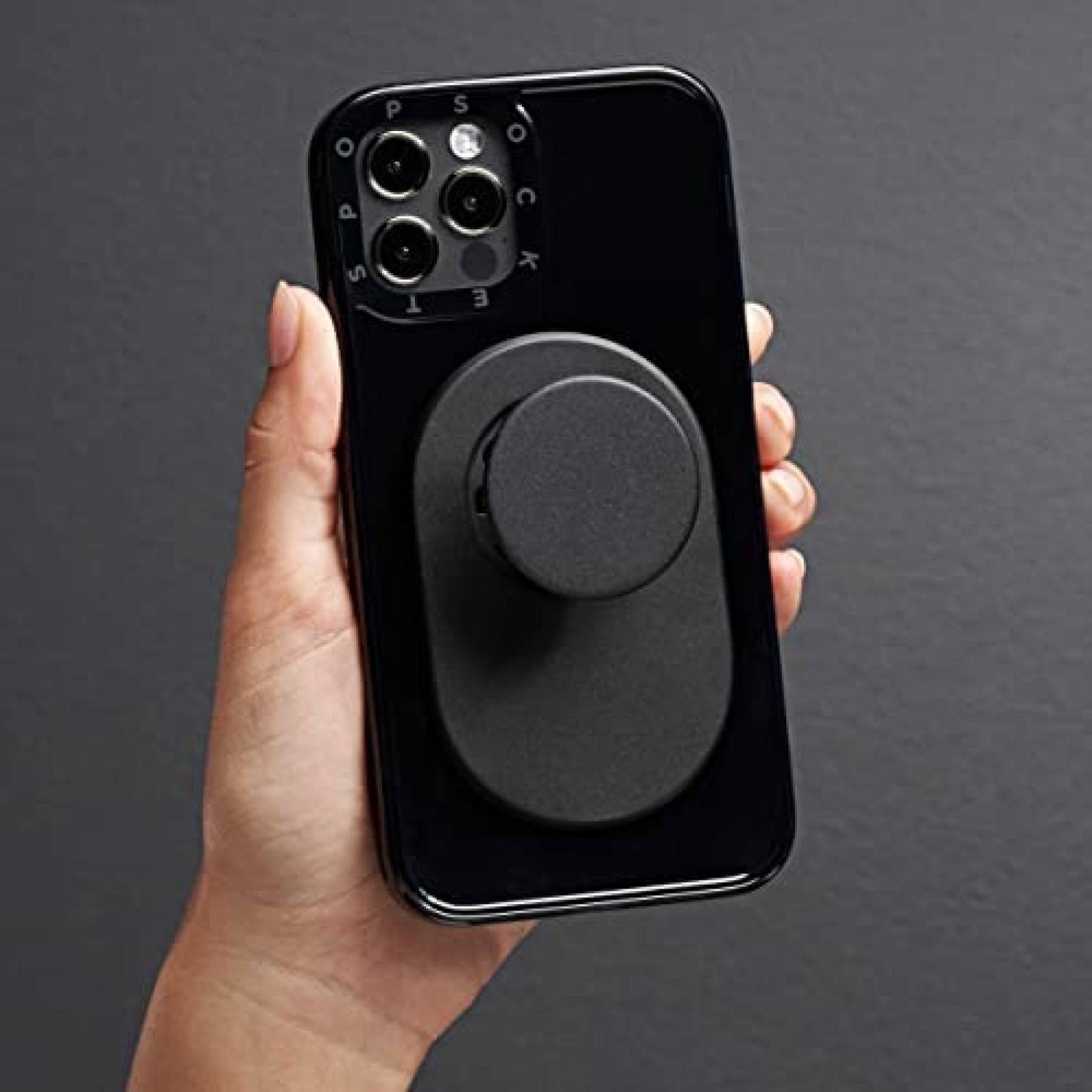 Soporte de Agarre para Celular PopSockets Magnetico -Negro