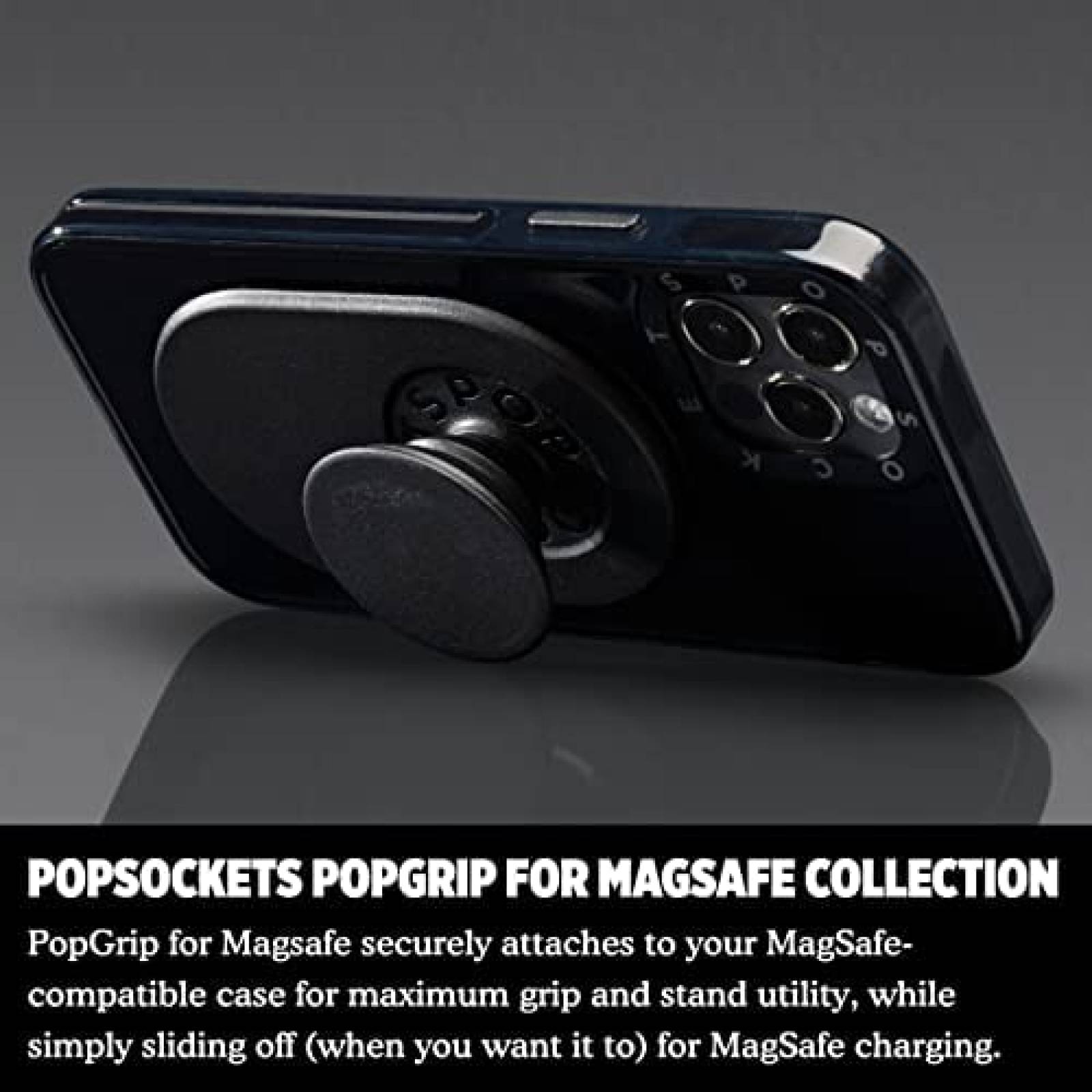Soporte de Agarre para Celular PopSockets Magnetico -Negro