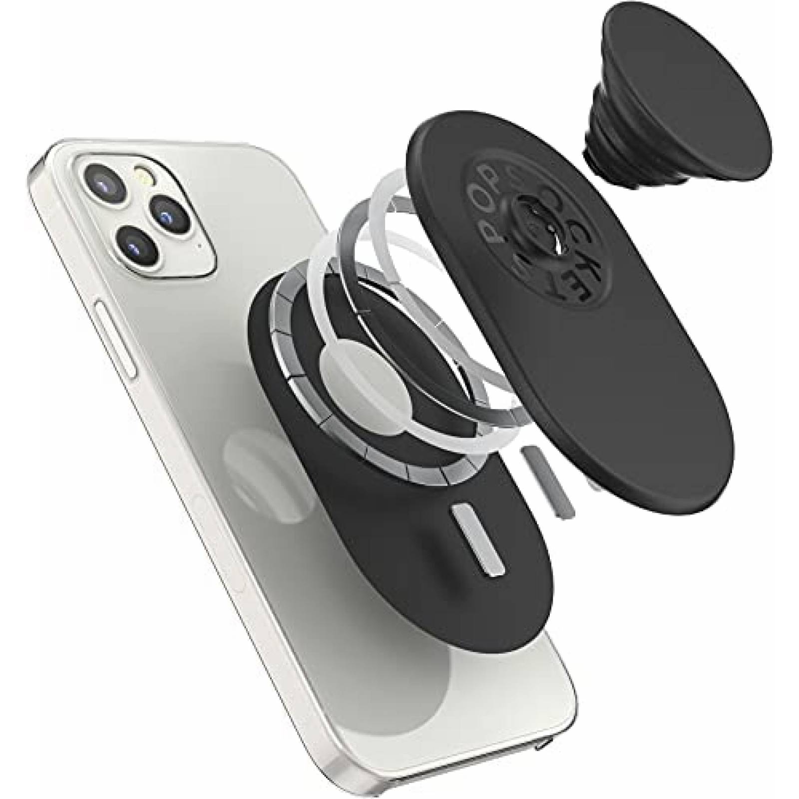 Soporte de Agarre para Celular PopSockets Magnetico -Negro