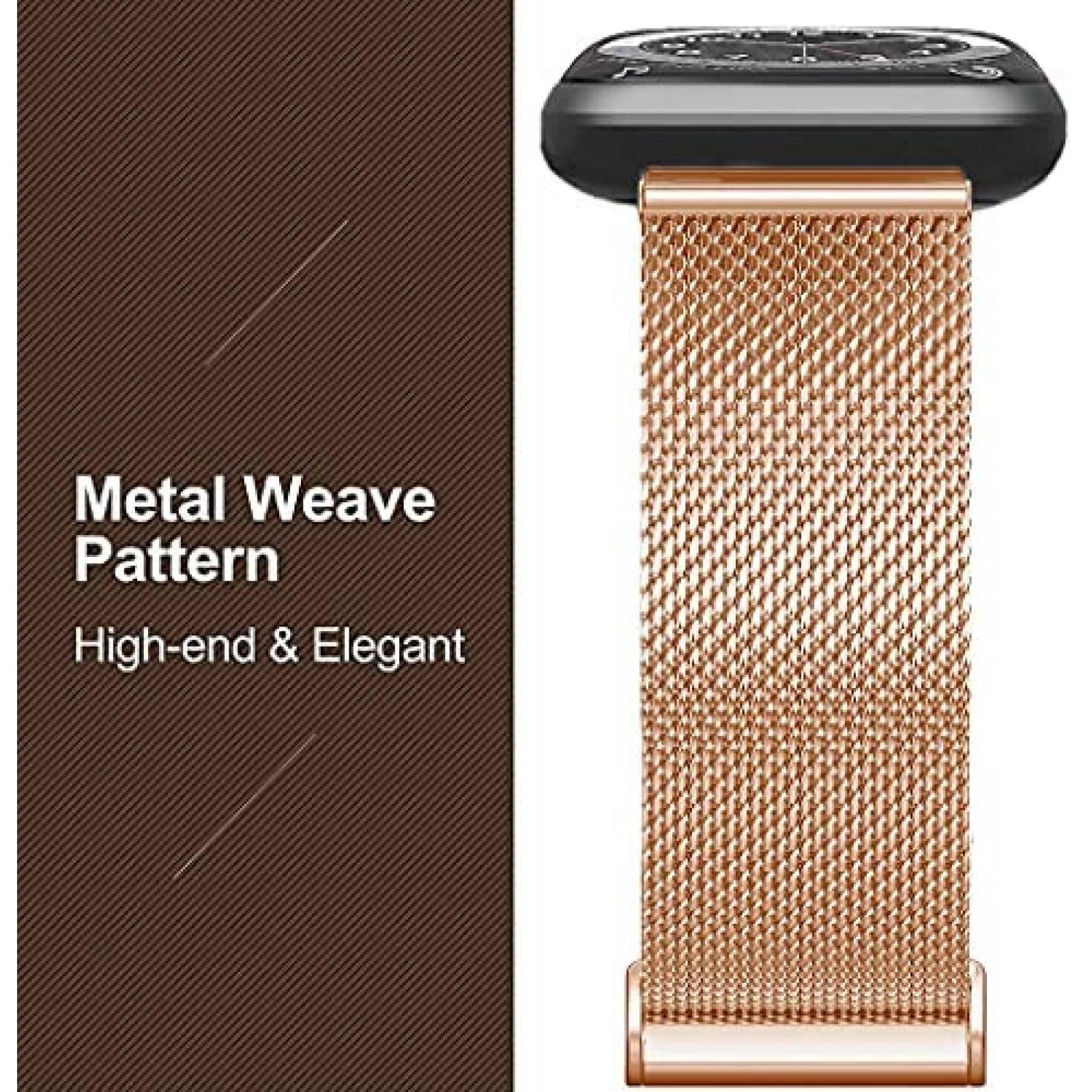 Correa de Acero Qunions para Reloj Wyze 47/1.732'' -Negro