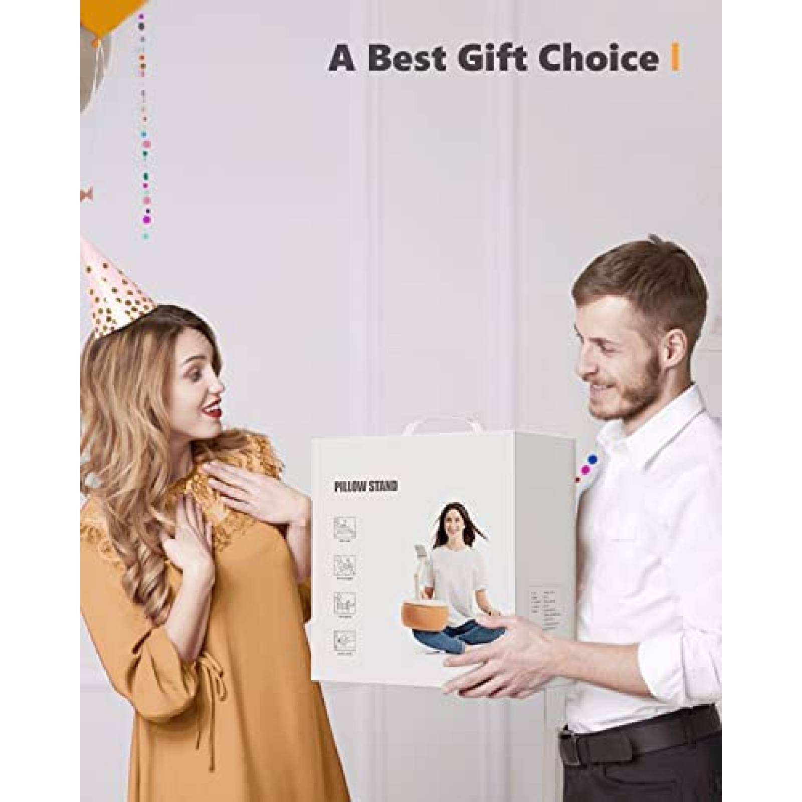 Soporte con Almohada SAIJI para Celular de 4.7-7'' -Gris