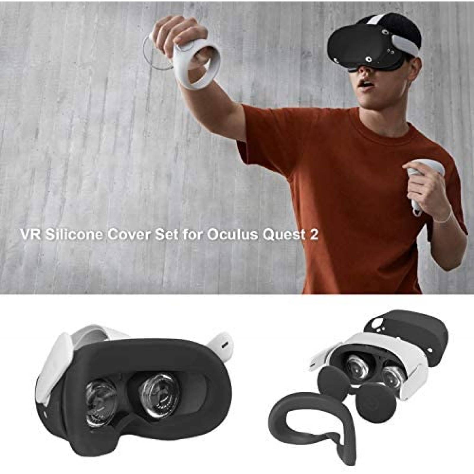 Juego de fundas TAACOO VR para auriculares Oculus Quest 2