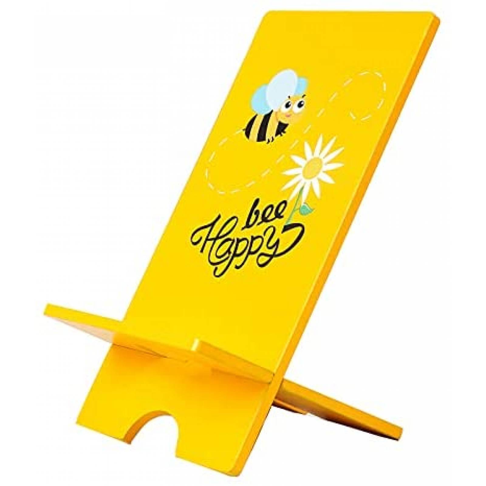 Soporte VANGOO Bee Happy De Madera Para Celular 4'' a 8''