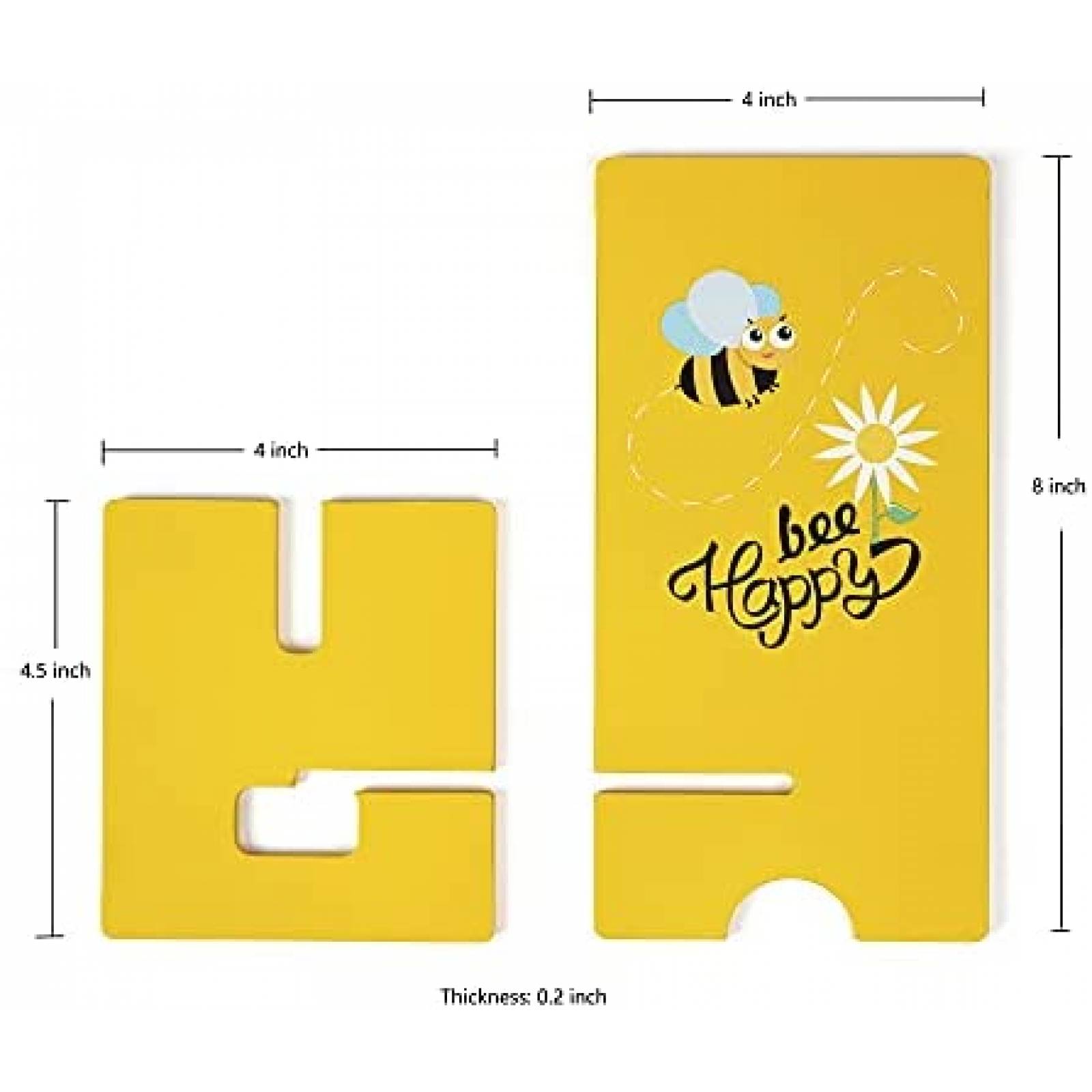 Soporte VANGOO Bee Happy De Madera Para Celular 4'' a 8''