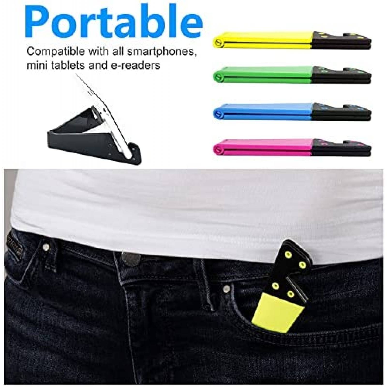 Soporte para celular VOVIGGOL 8 unidades portatil plegable