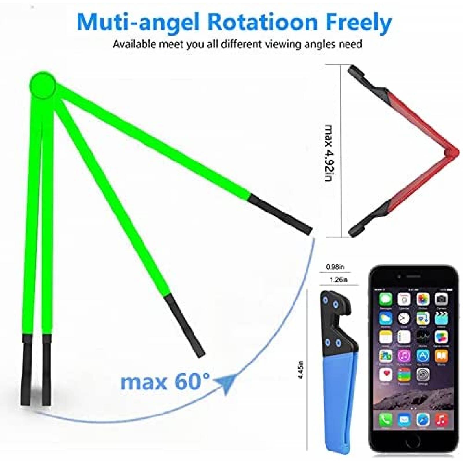 Soporte para celular VOVIGGOL 8 unidades portatil plegable