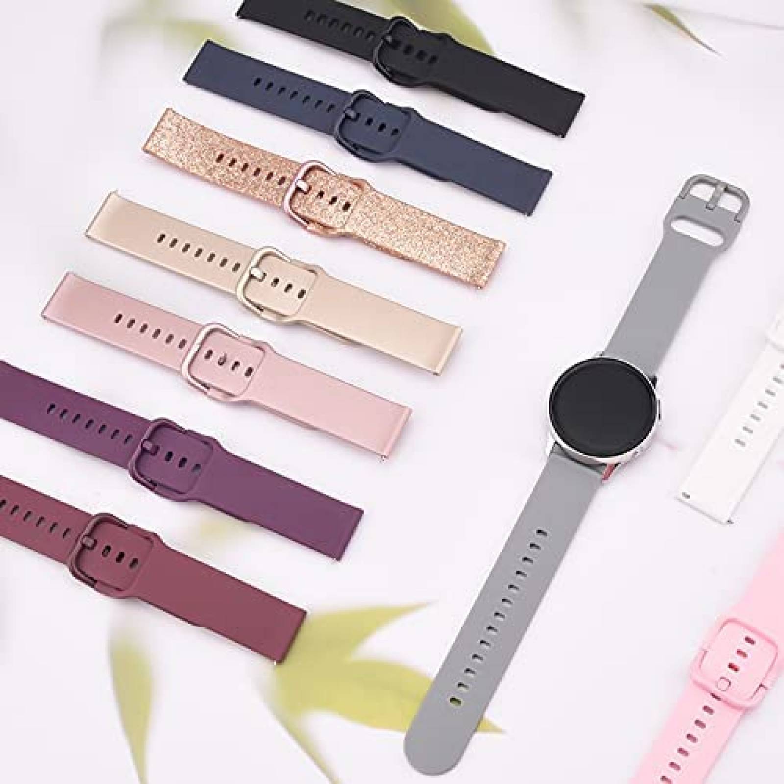 Correas Wanme 4pzas de Silicona para Samsung Galaxy Watch