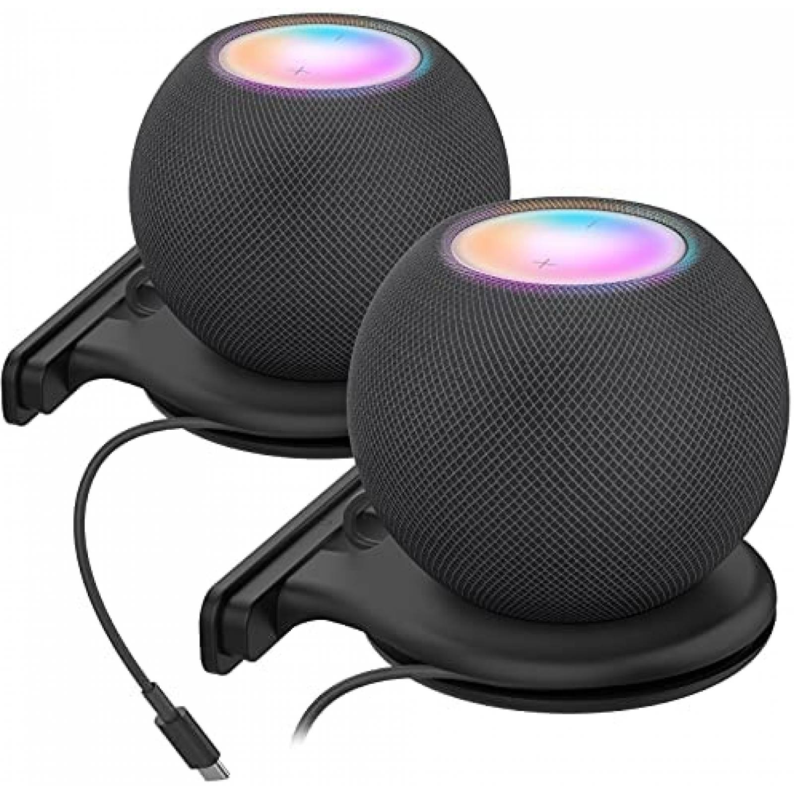 Soporte de Pared AhaStyle 2pzas para HomePod mini -Negro