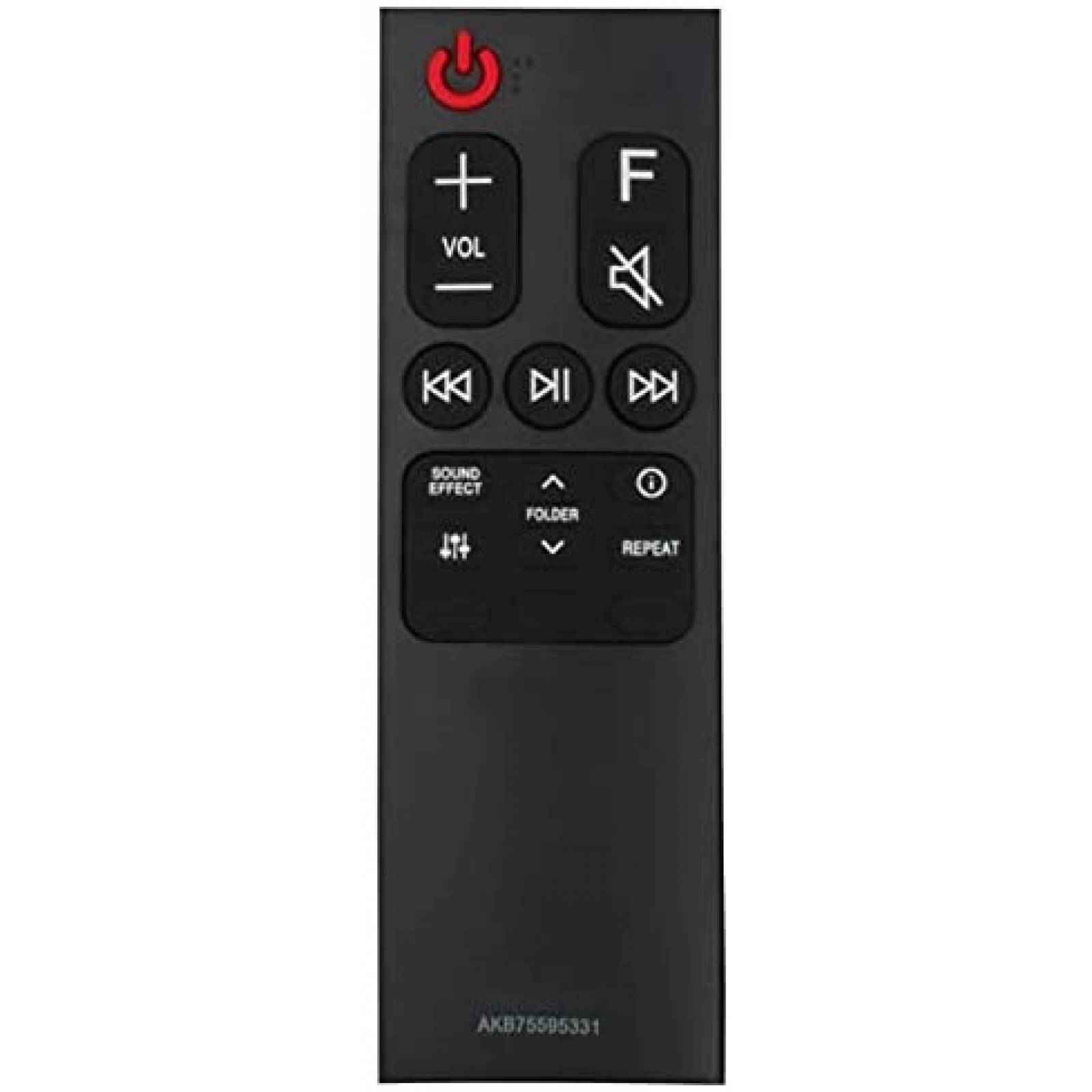 Control sistema de sonido LG AIDITIYMI AKB75595331 -Negro