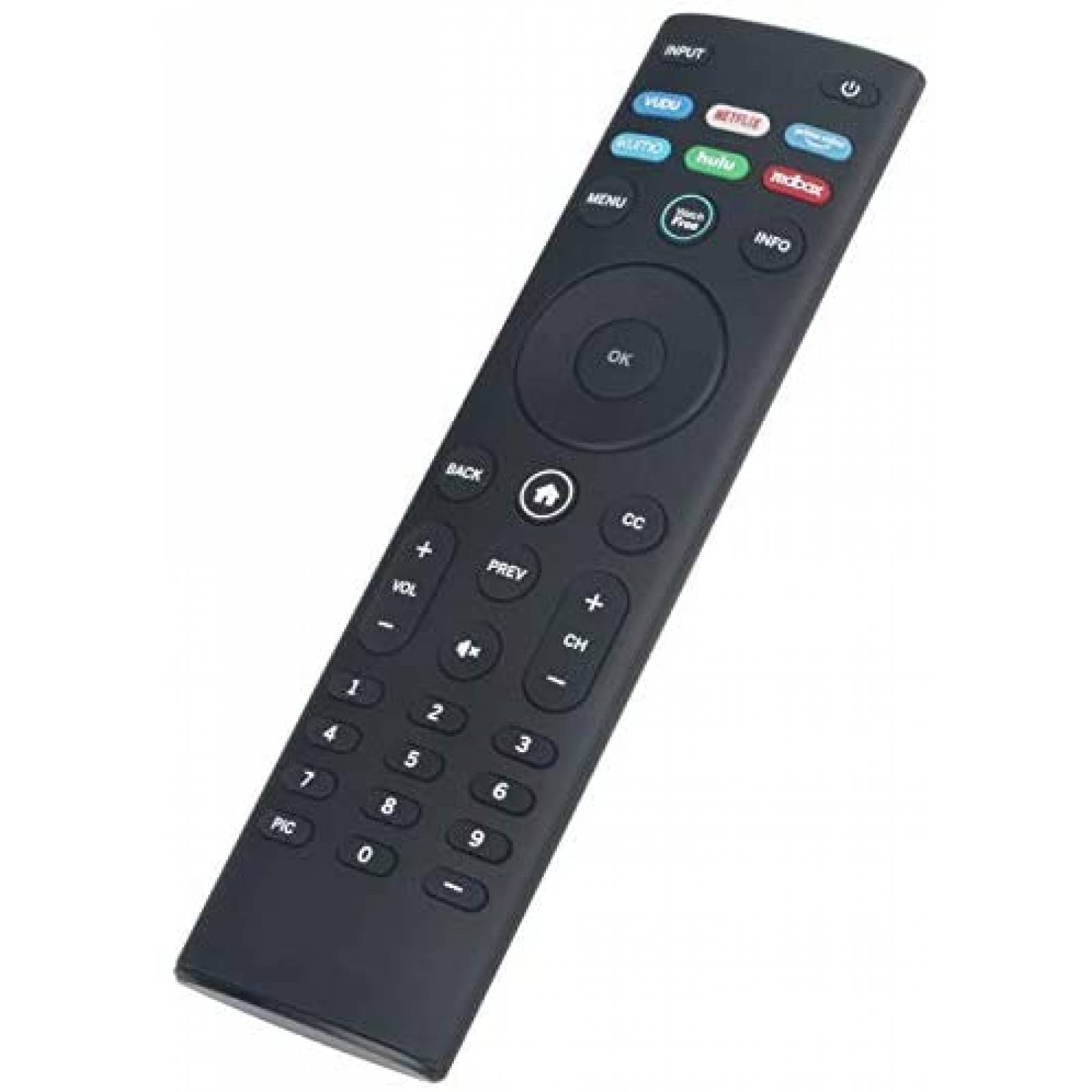 Control Remoto AIDITIYMI XRT140 para TV Vizio Serie V -Negro