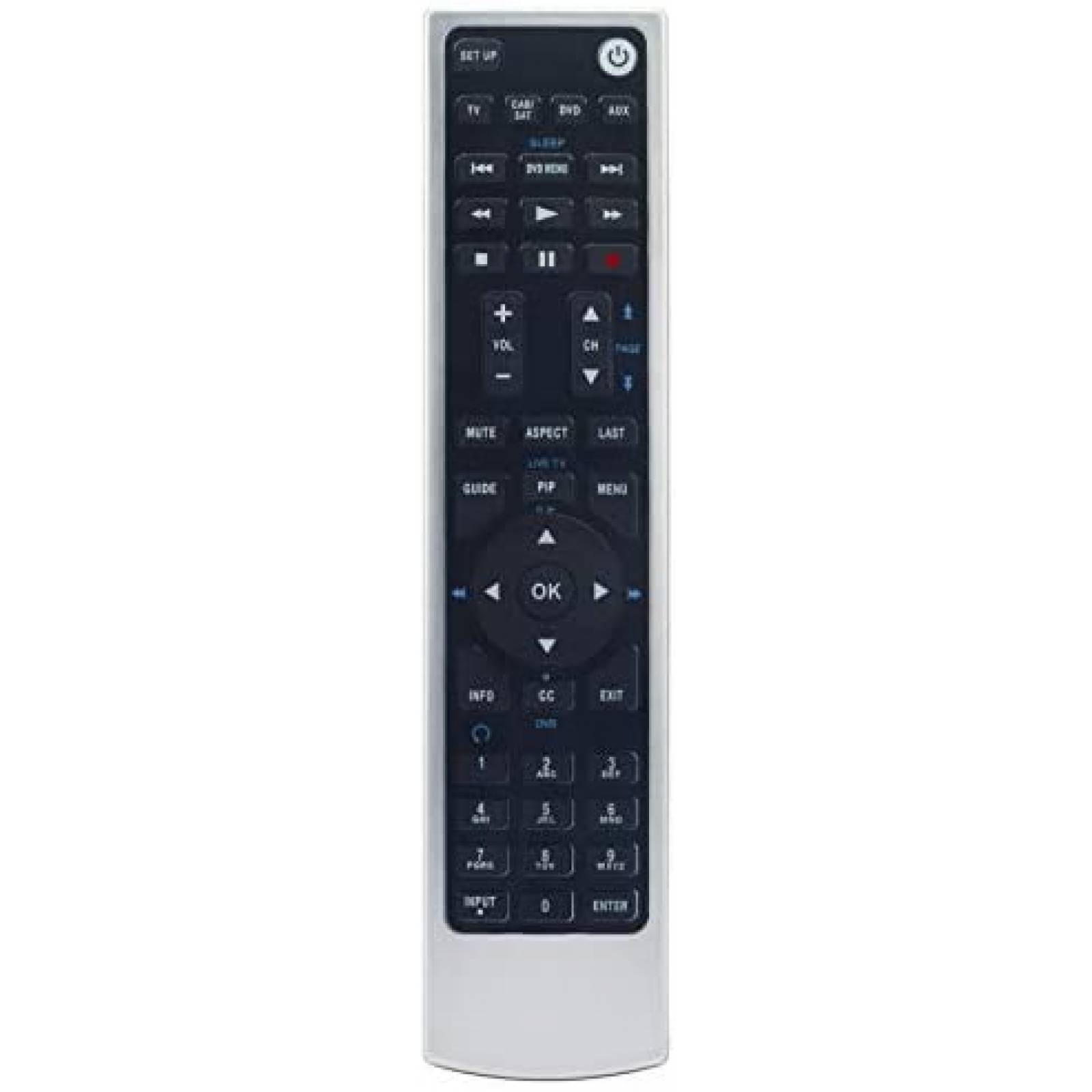 Control Remoto ALLIMITY RC-201 para TV y DVD Polaroid -Negro