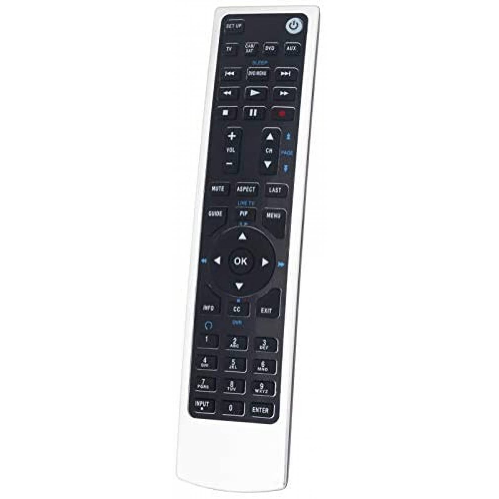 Control Remoto ALLIMITY RC-201 para TV y DVD Polaroid -Negro