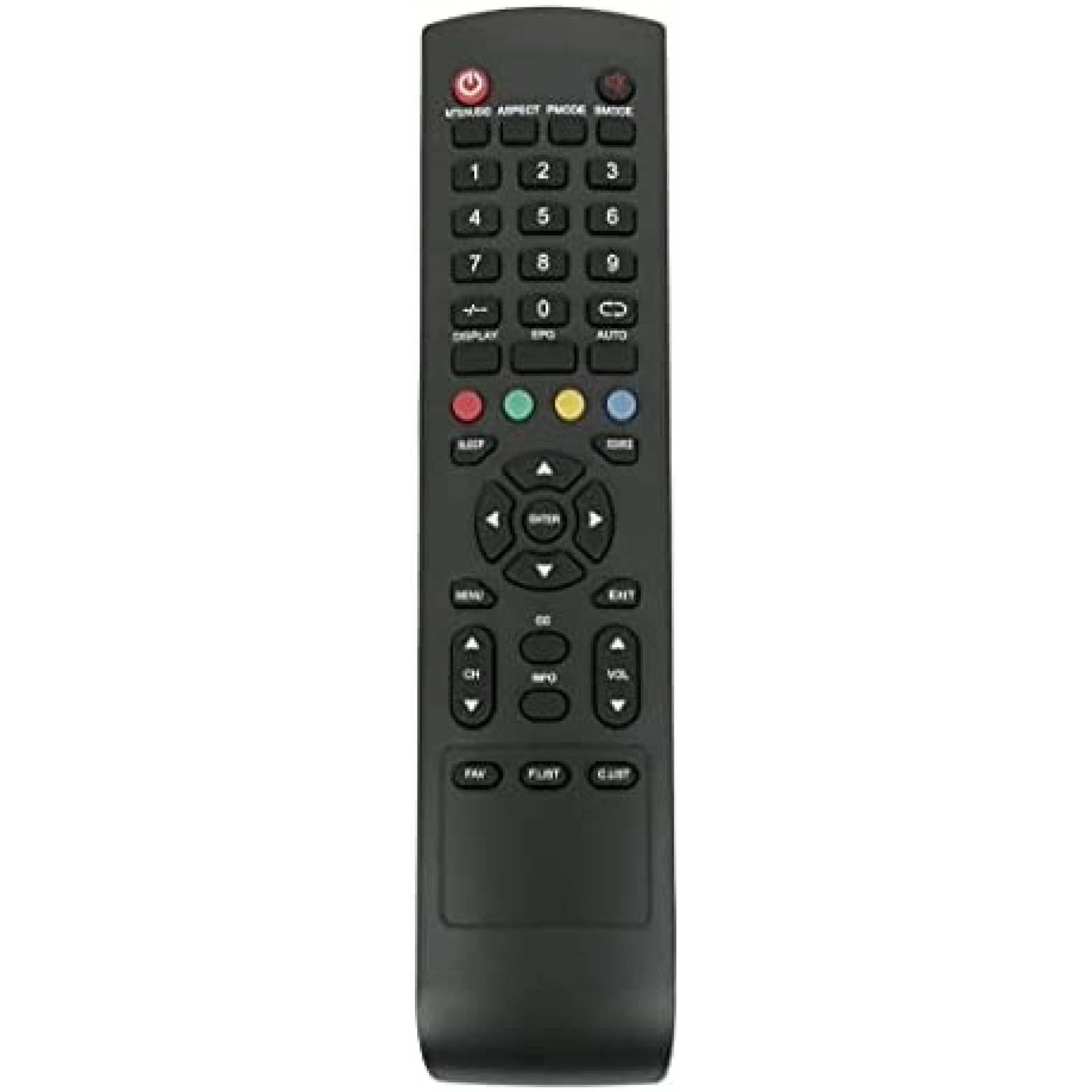 Control Remoto AULCMEET para Furrion TV FEFS50T9A -Negro