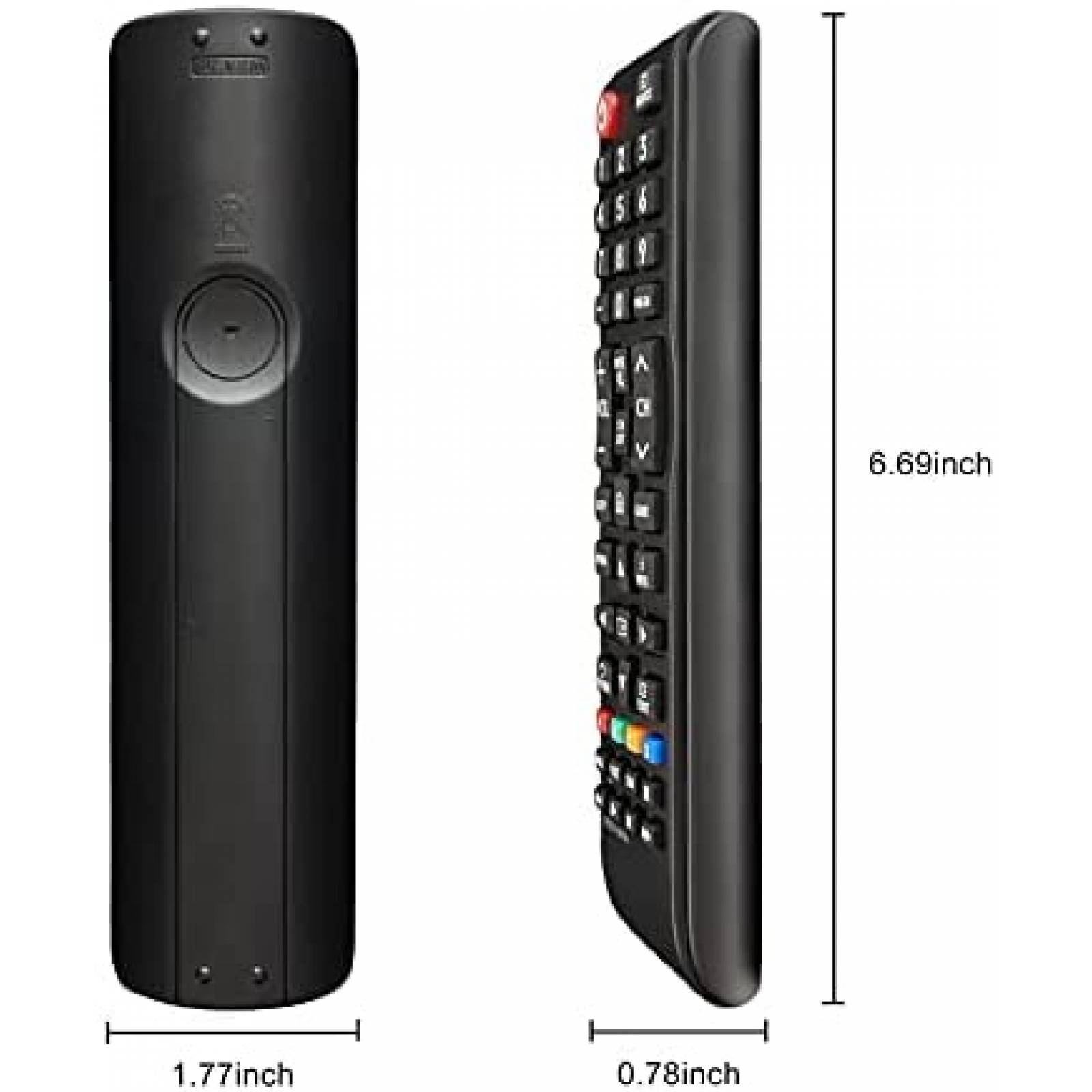 Control para television LED Samsung AWO con baterias -Negro