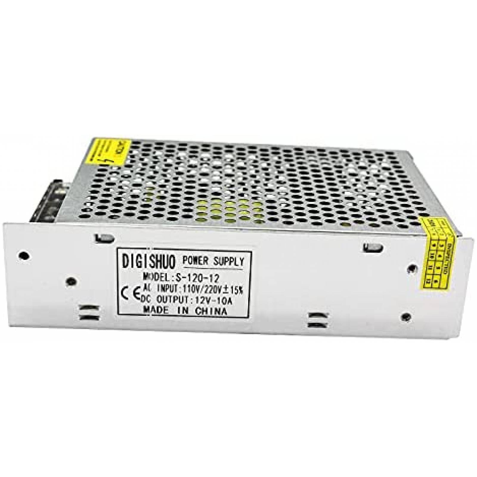 Adaptador de fuente de alimentacion DIGISHUO DC 12V 10A 120W