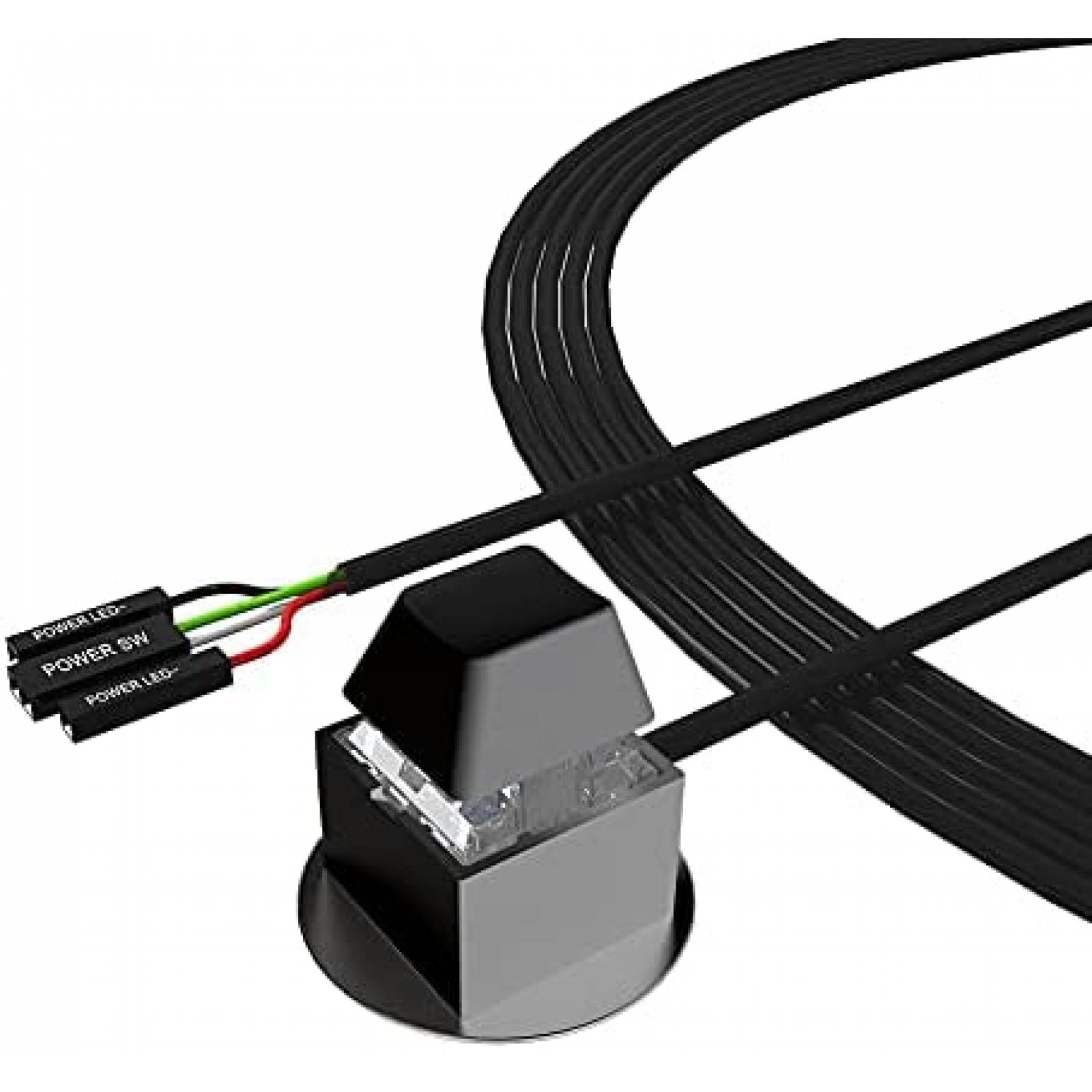 Cable Fuente Poder DKE Adaptador 2M Motherboard -Negro