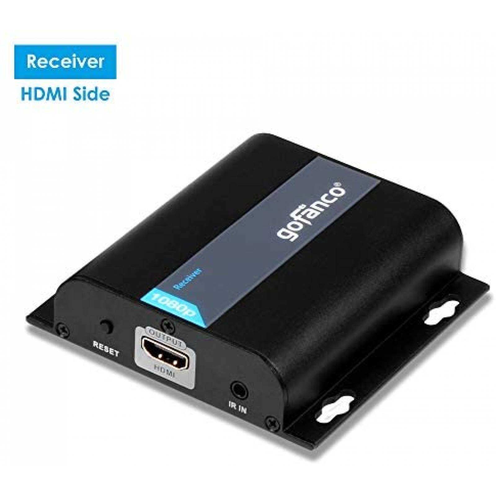 Receptor HDMI gofanco para Transmisor HDbitTv2 -Negro
