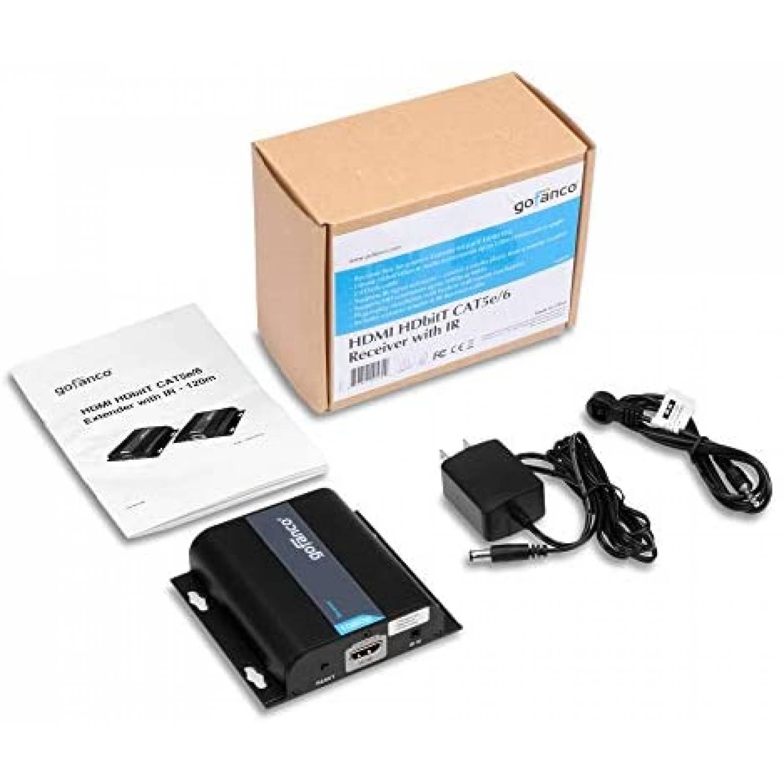 Receptor HDMI gofanco para Transmisor HDbitTv2 -Negro
