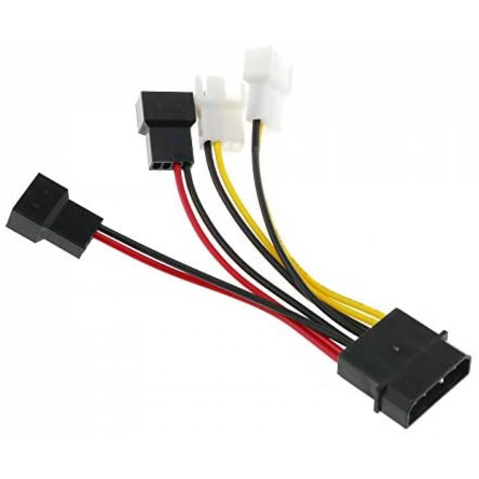 Cable de 4-pin Molex a 6-pin ITROLLE 2x5V 22 gauge -Negro