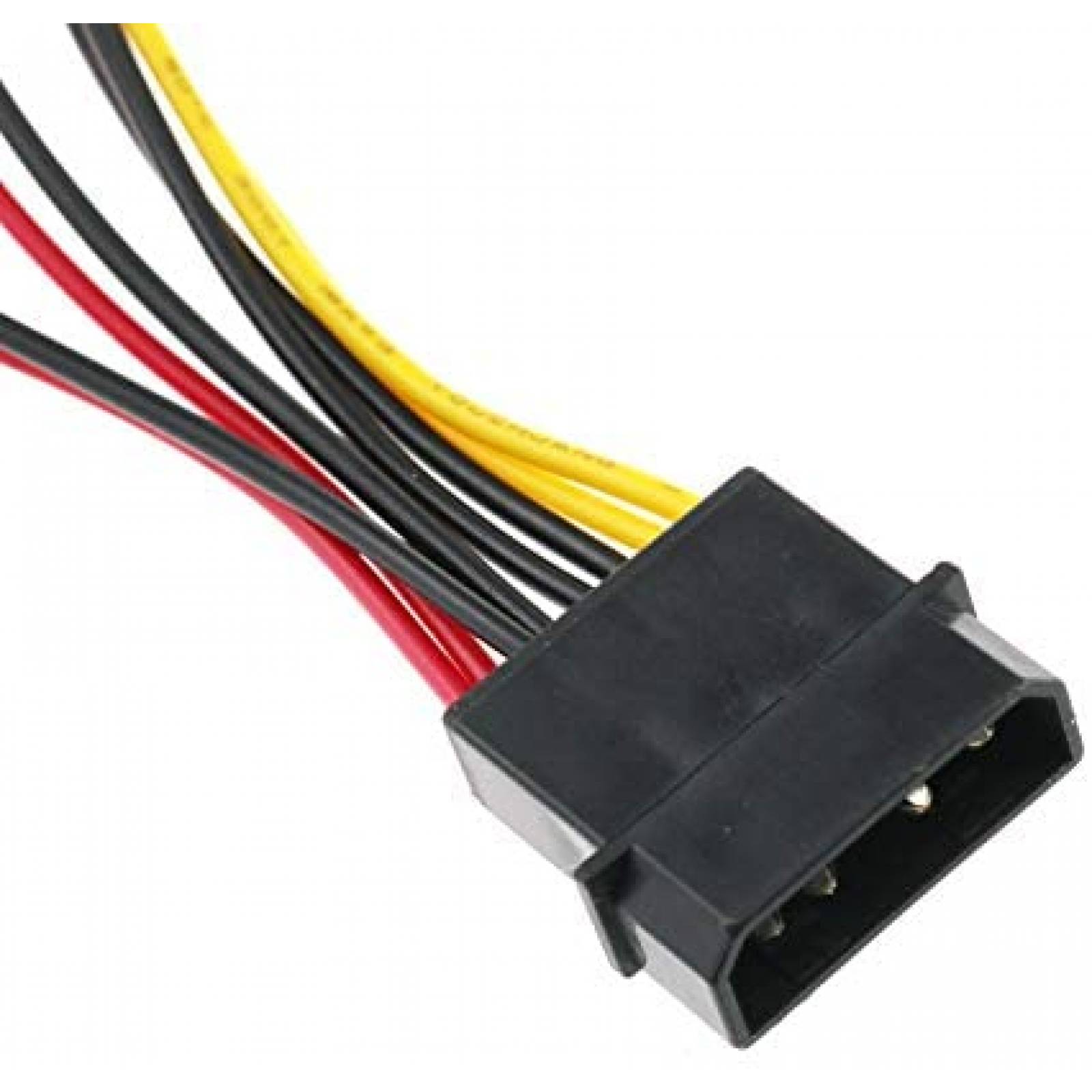 Cable de 4-pin Molex a 6-pin ITROLLE 2x5V 22 gauge -Negro