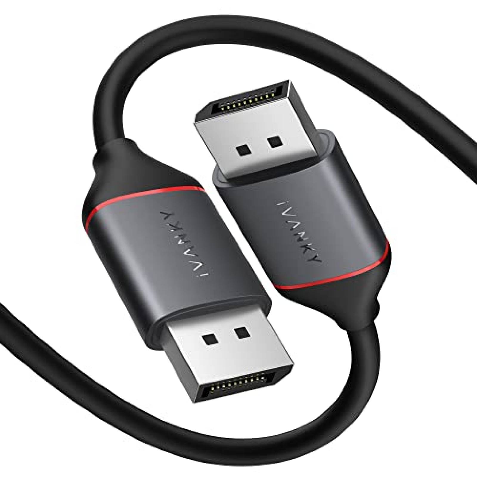 Cable DisplayPort iVANKY DP de 10 pies 144Hz -Gris