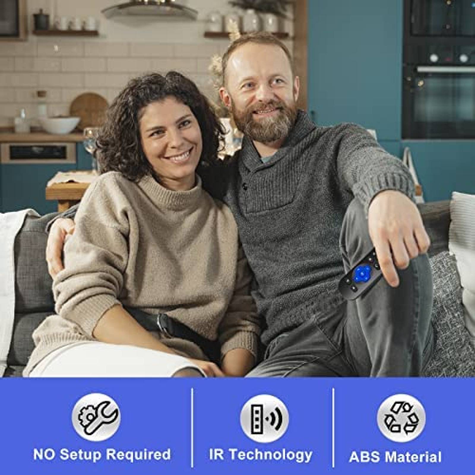 Control Remoto LOUTOC para Roku Express 3900R -Negro