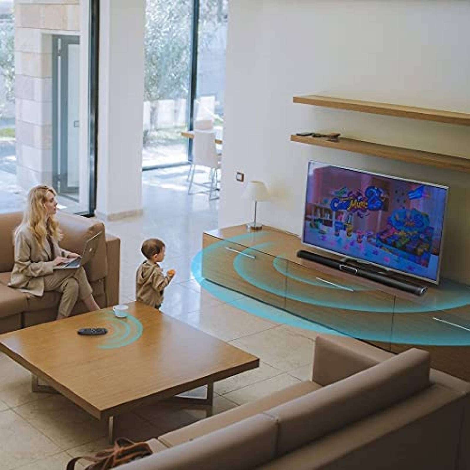 Control remoto Qzanyee Life para sistema de barra de sonido