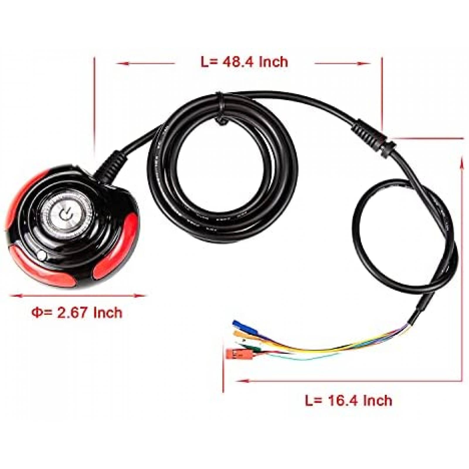 Boton de inicio/apagado computadora Segotep 5.3FT -Negro