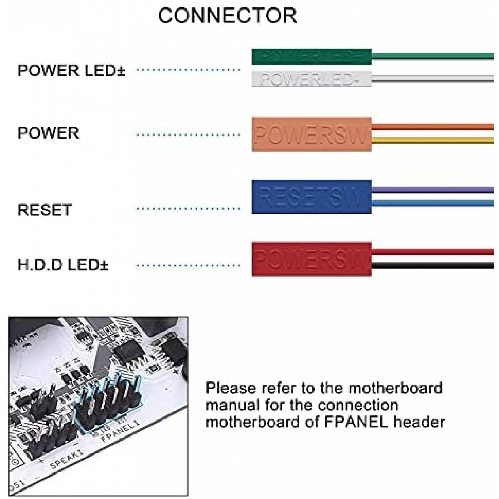 Boton de inicio/apagado computadora Segotep 5.3FT -Negro