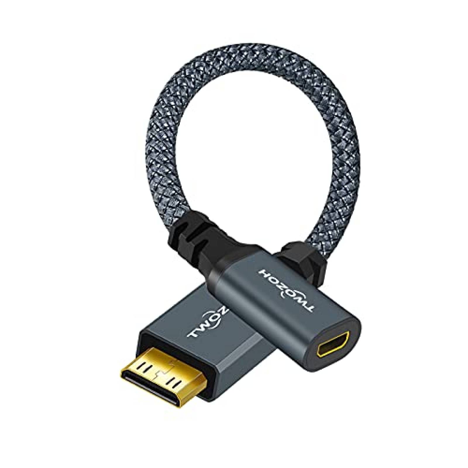 Cable adaptador HDMI Twozoh mini HDMI macho a micro HDMI