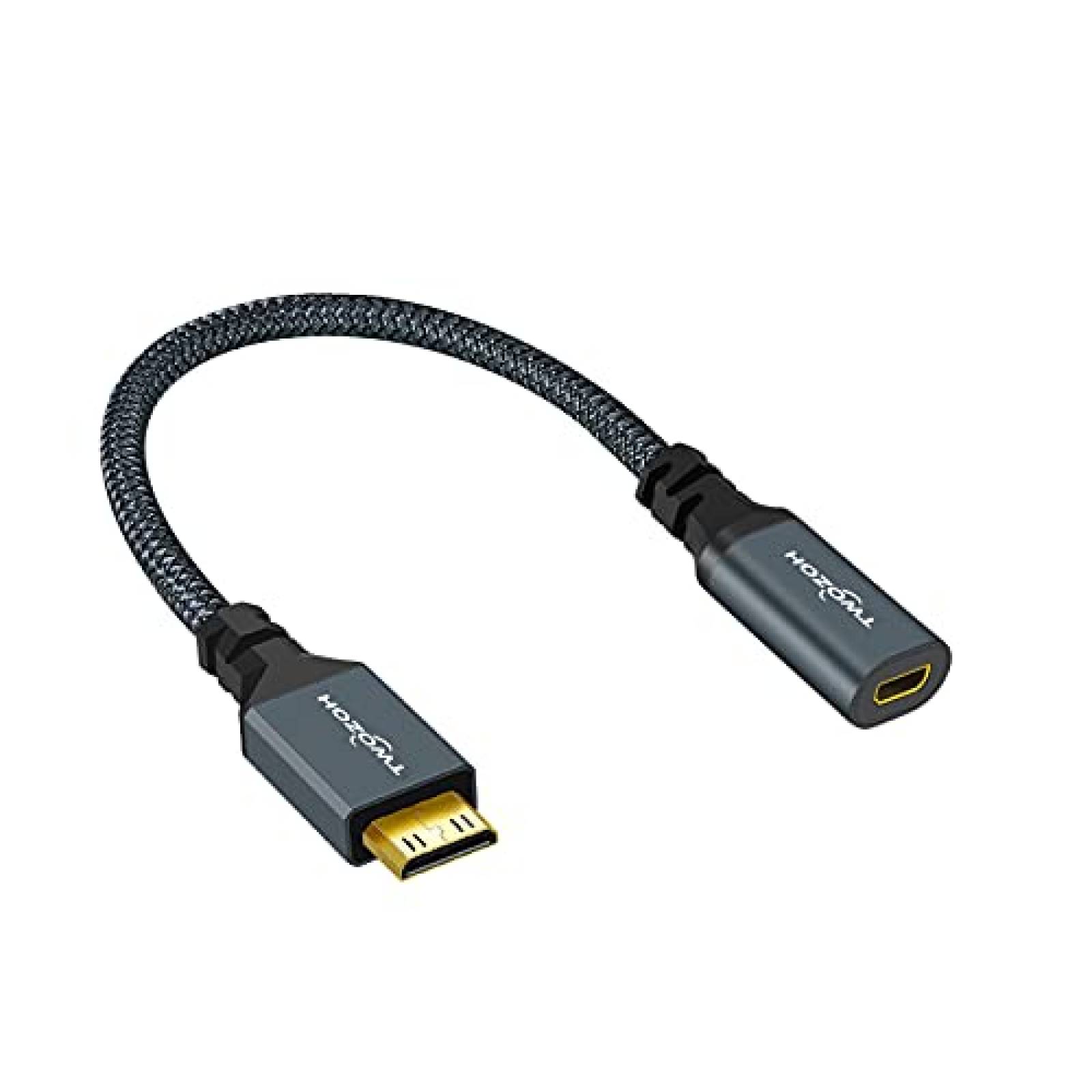 Cable adaptador HDMI Twozoh mini HDMI macho a micro HDMI