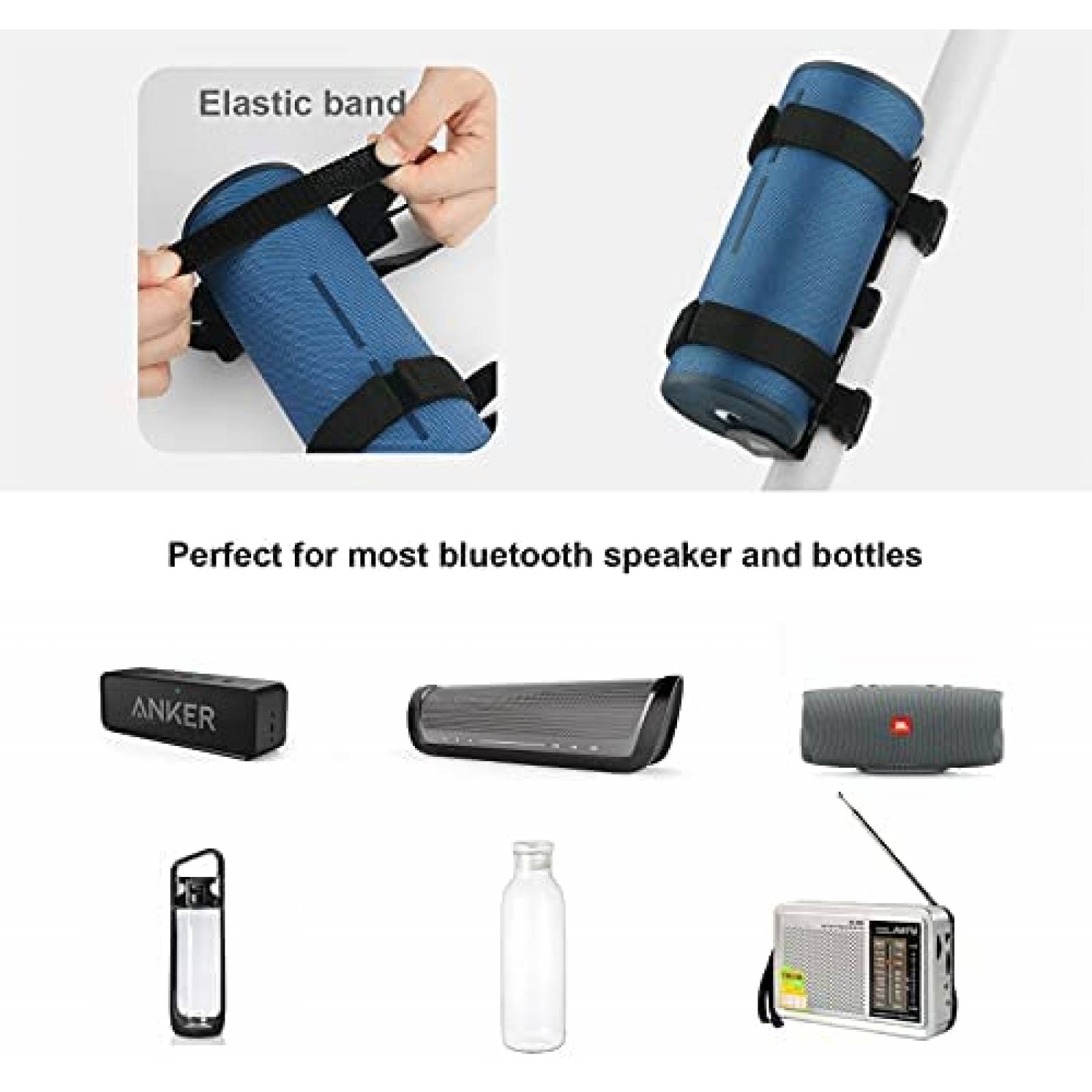 Montaje de Bicicleta TXEsign para Bocina Portatil -Negro