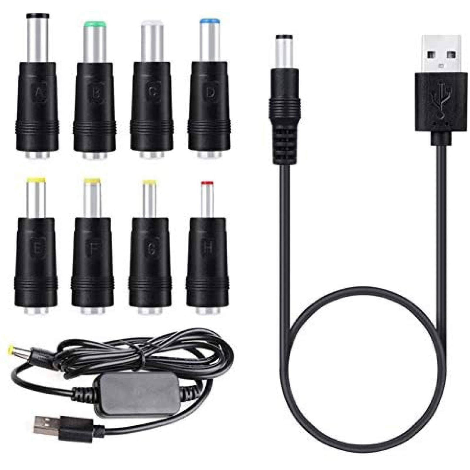 Cable Cargador waremew USB DC 12V 8W 2A Universal -Negro