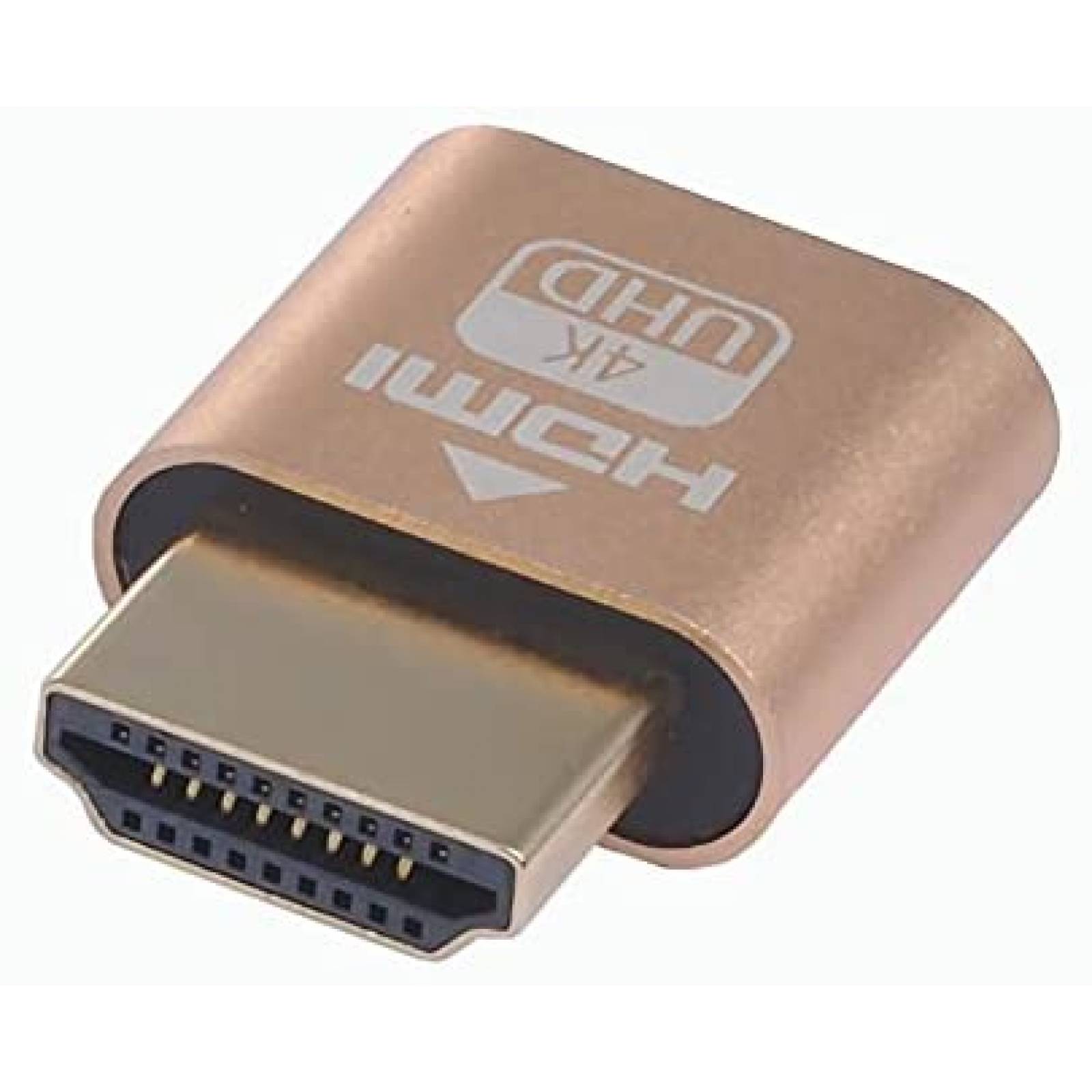 Emulador de pantalla WLGQ Dummy Plug 4K HDMI de monitor