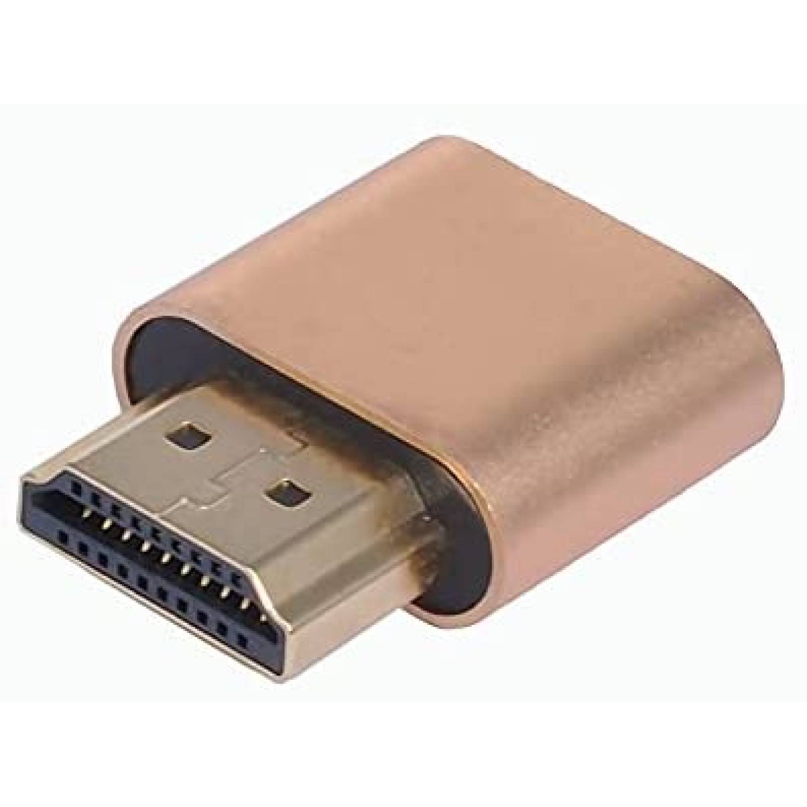 Emulador de pantalla WLGQ Dummy Plug 4K HDMI de monitor