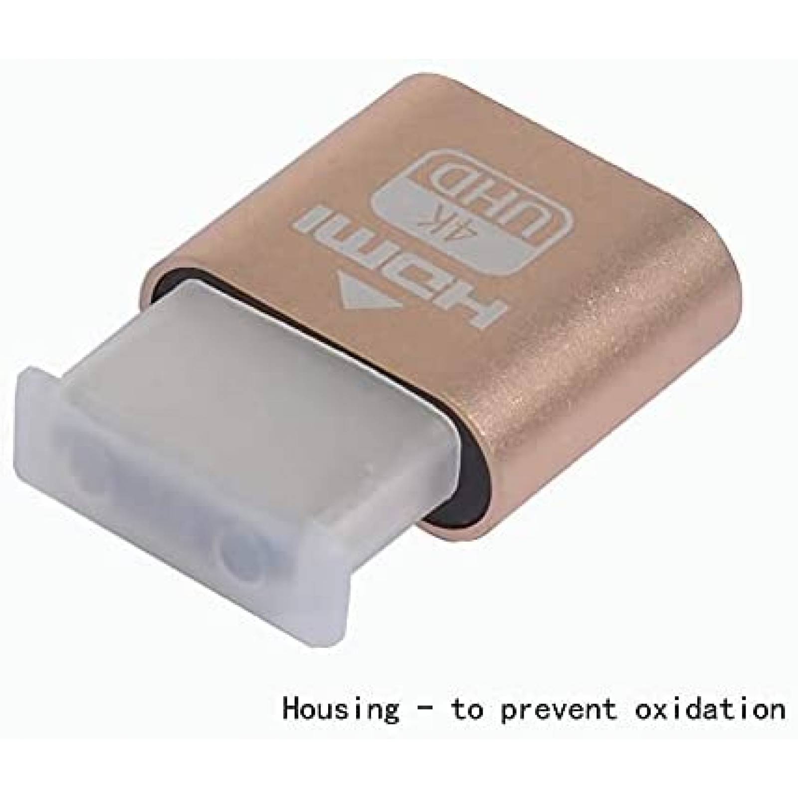 Emulador de pantalla WLGQ Dummy Plug 4K HDMI de monitor