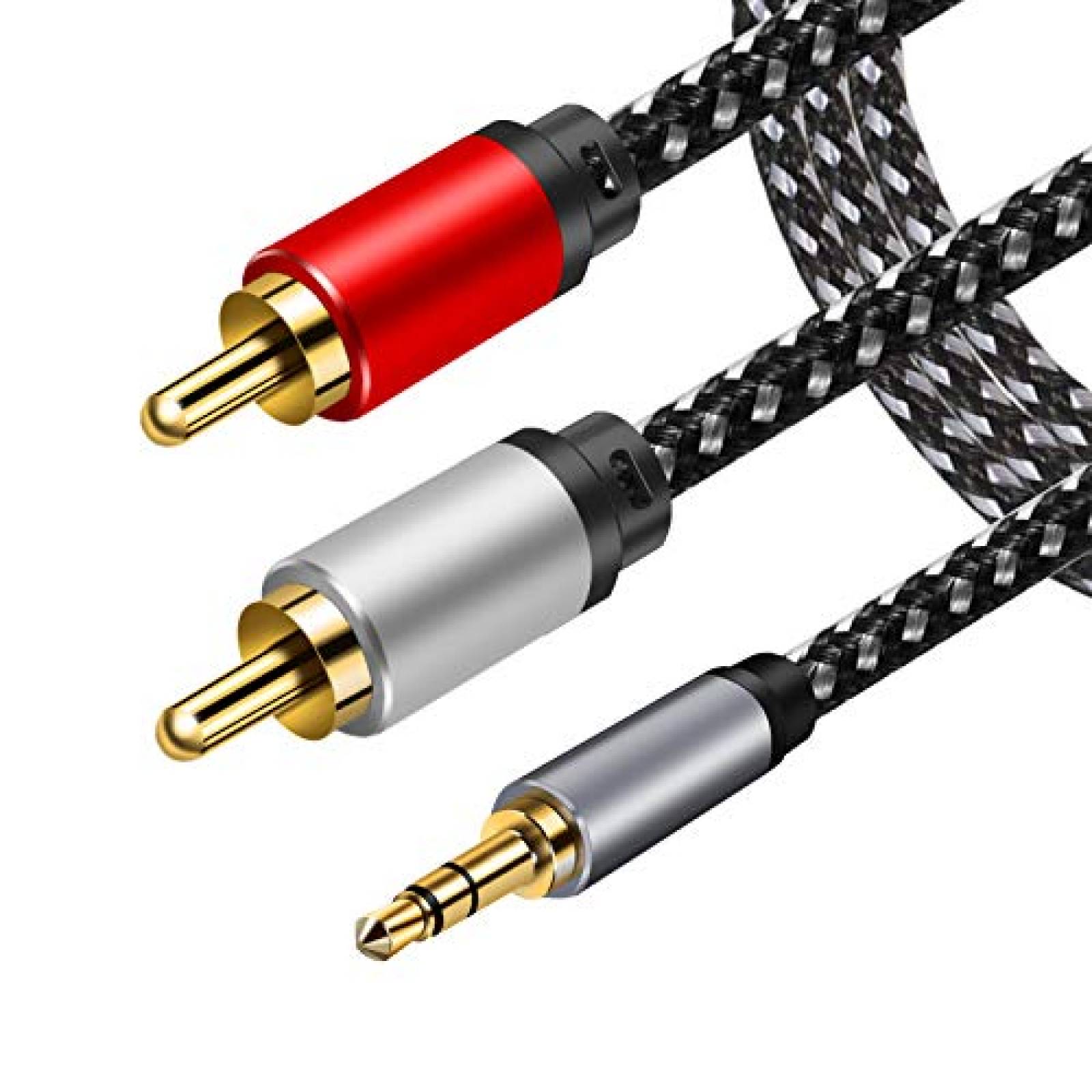 Cable Yilinet Divisor de Audio RCA en Y 12 m -Negro