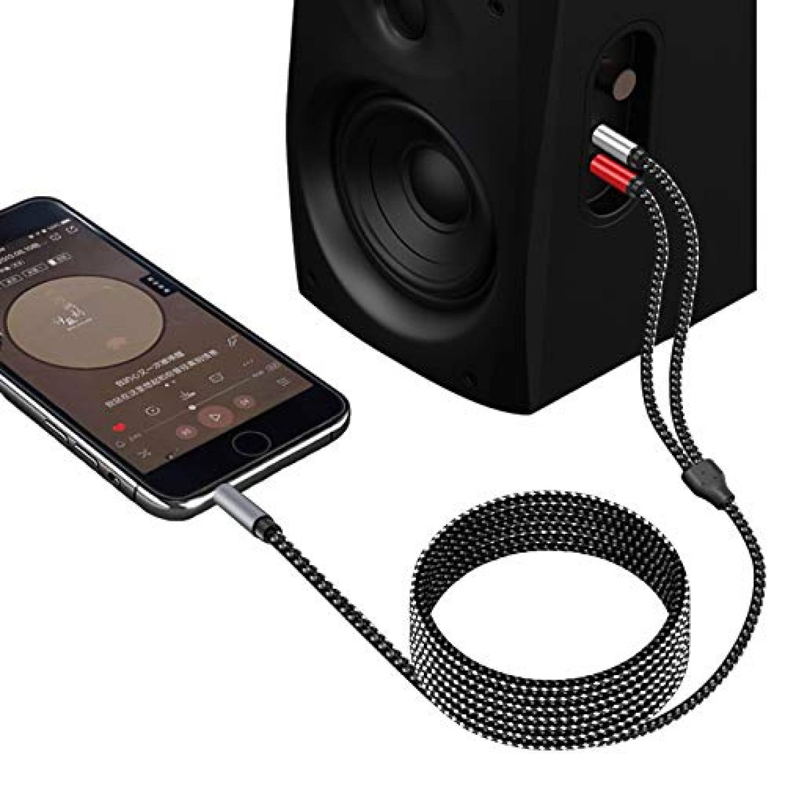 Cable Yilinet Divisor de Audio RCA en Y 12 m -Negro