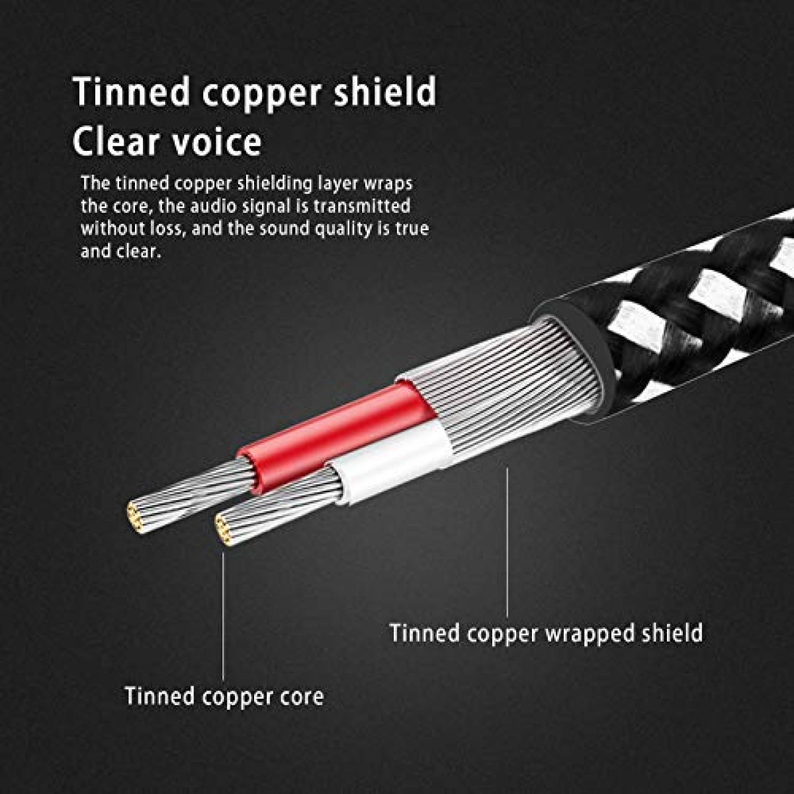 Cable Yilinet Divisor de Audio RCA en Y 12 m -Negro
