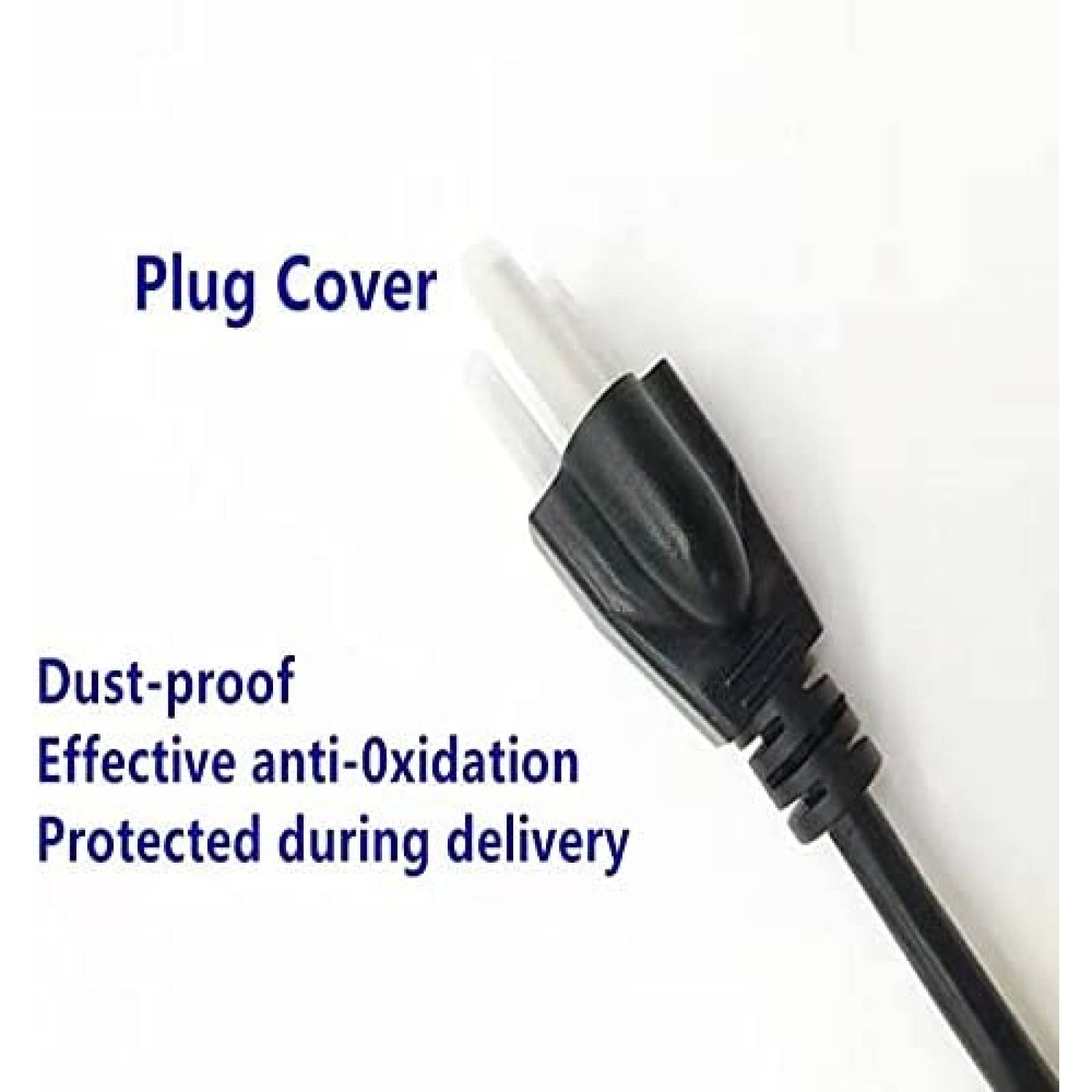 cable para television LCD York wonder 10FT tipo L -Negro