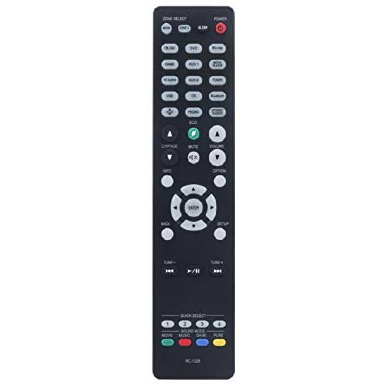 Control Remoto ZdalaMit para Receptor AV Denon -Negro