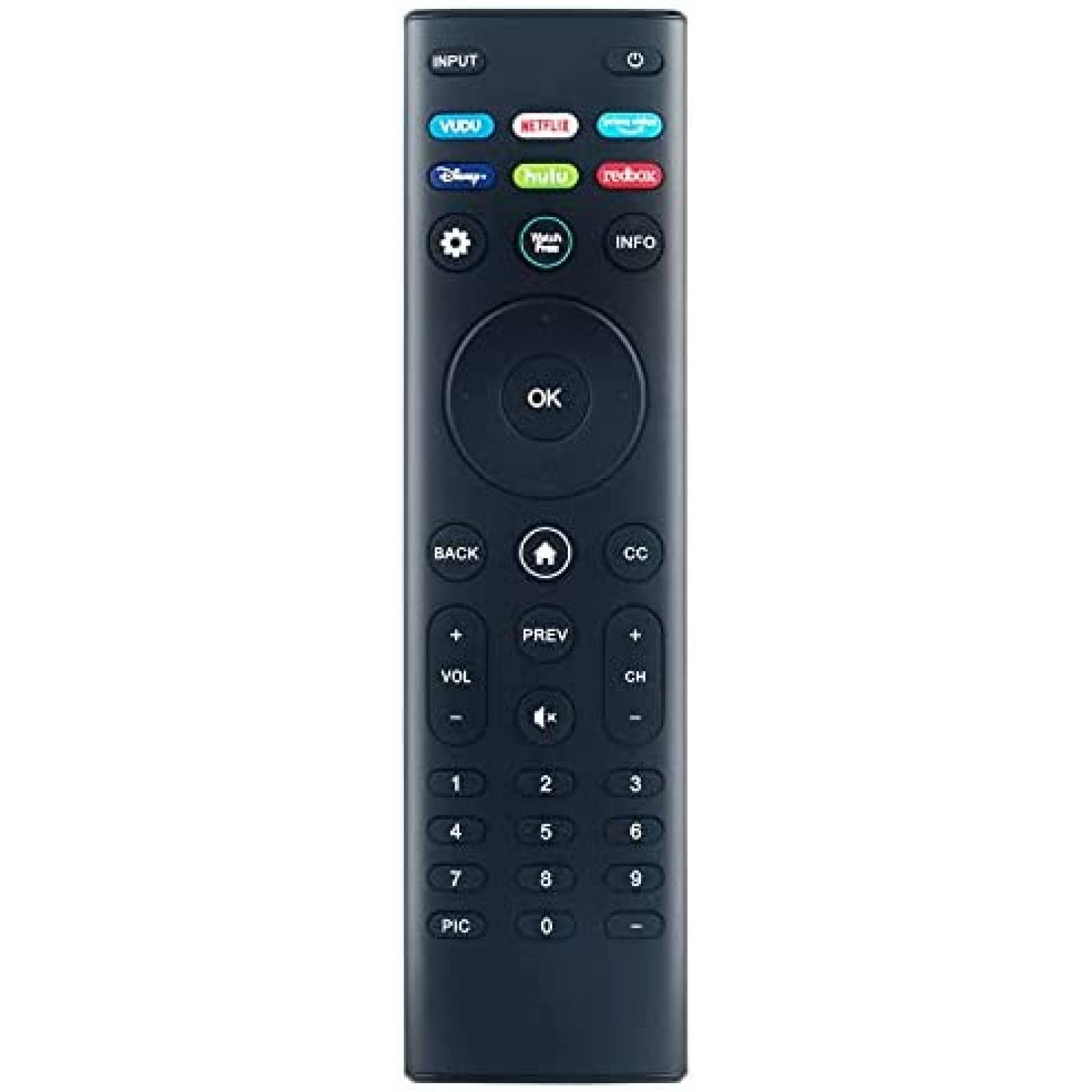 Control Remoto ZdalaMit XRT140L para Television Vizio -Negro